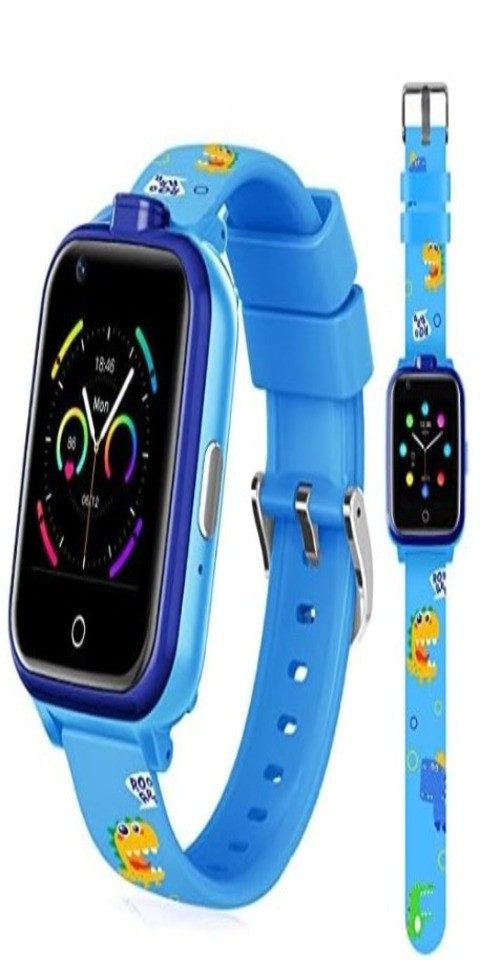 OKYUK T13001 Smartwatch (10 cm, sim-karte), 4G Kinder Smartwatch mit