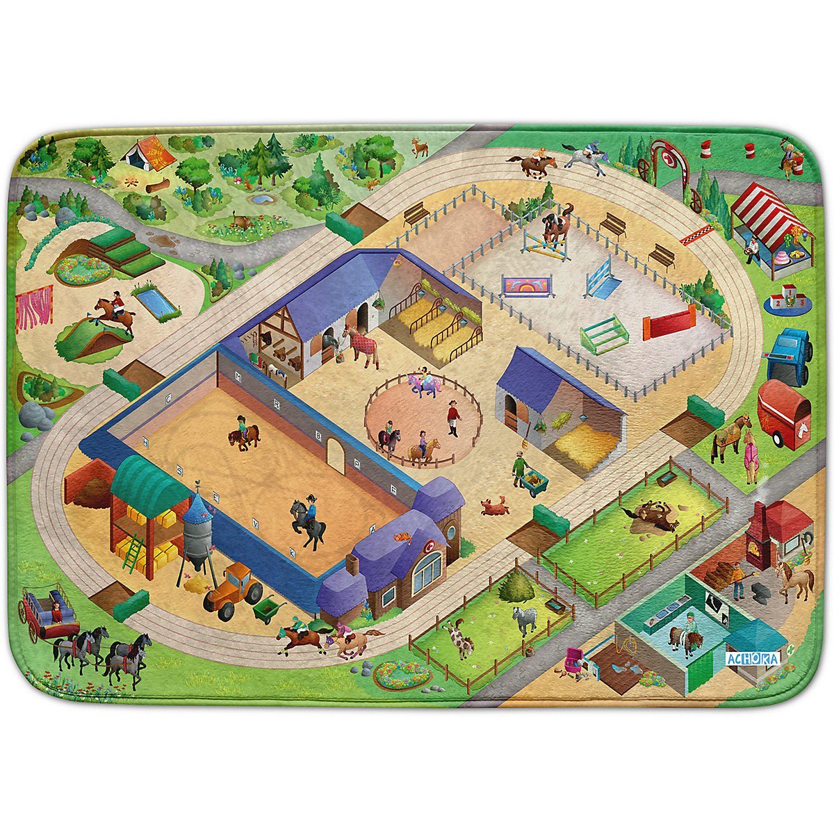 Kinderteppich »Ultrasoft Spielteppich, Zoo, 100 x 150 cm«, ACHOKA® online  kaufen | OTTO