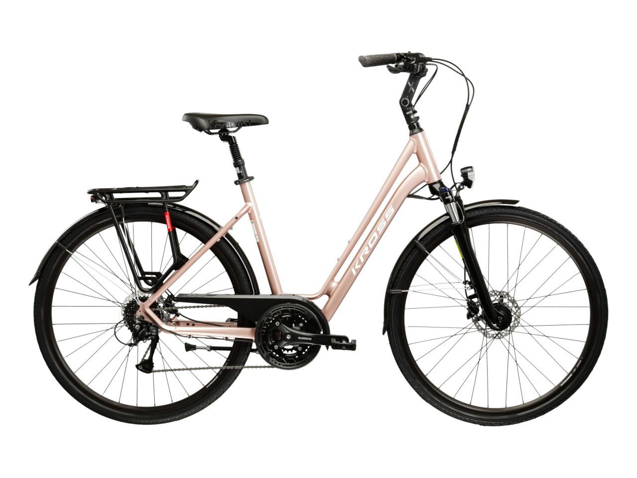 Kross Cityrad Sentio 4.0 Pink 27 Gänge, 27 Gang Shimano ACERA T3000 Schaltwerk, Kettenschaltung