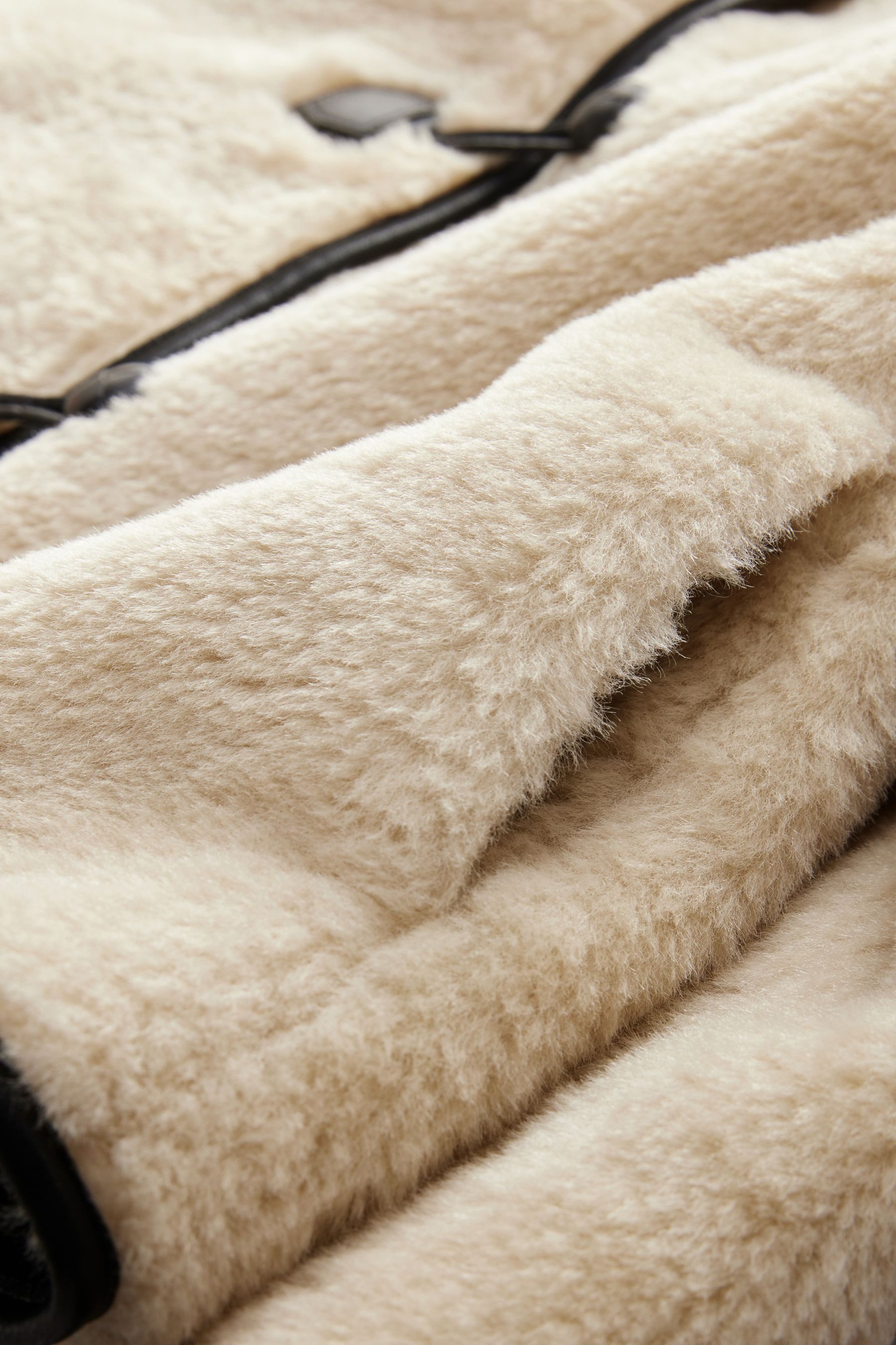 Next Fellimitatjacke Duffeljacke aus Teddyfell (1-St)