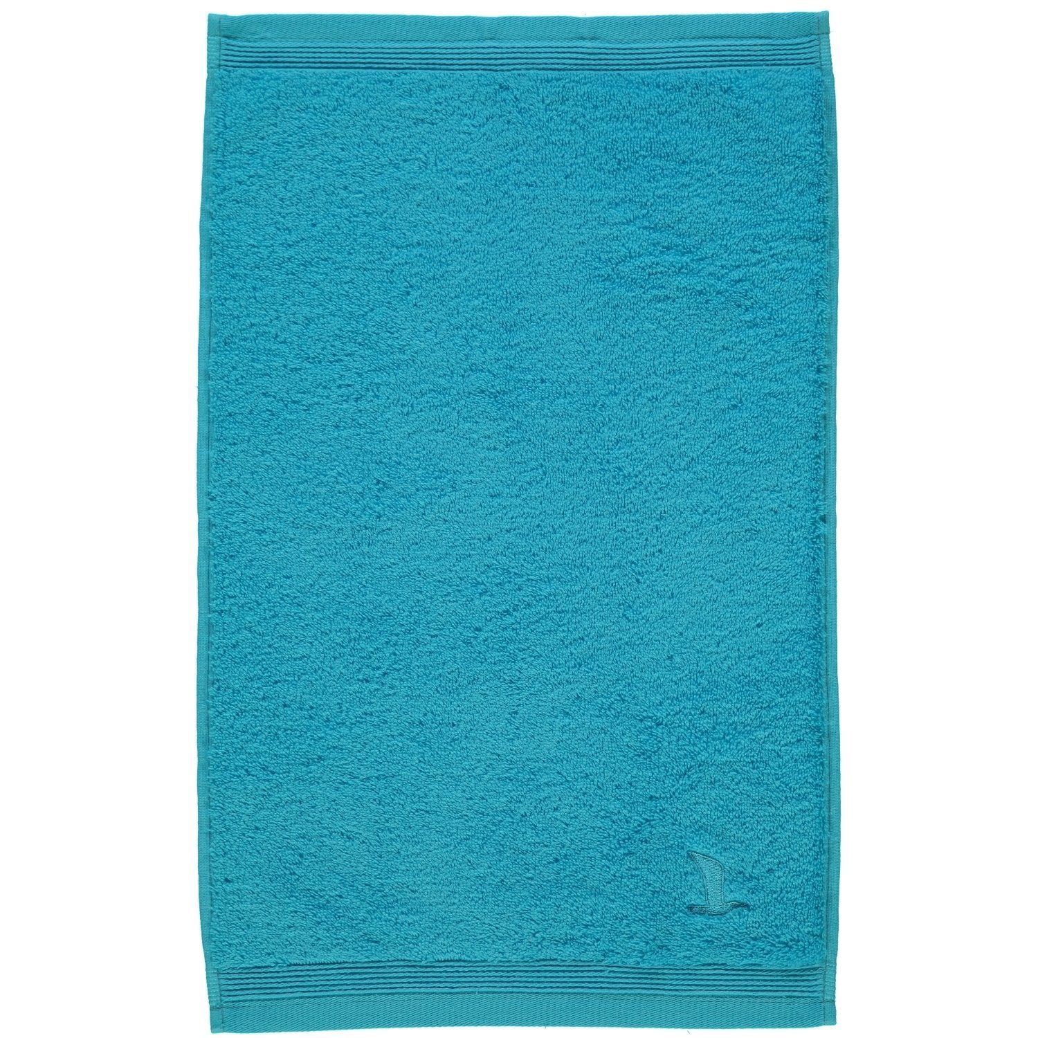 Baumwolle Möve - Handtücher turquoise 194 100% Superwuschel,