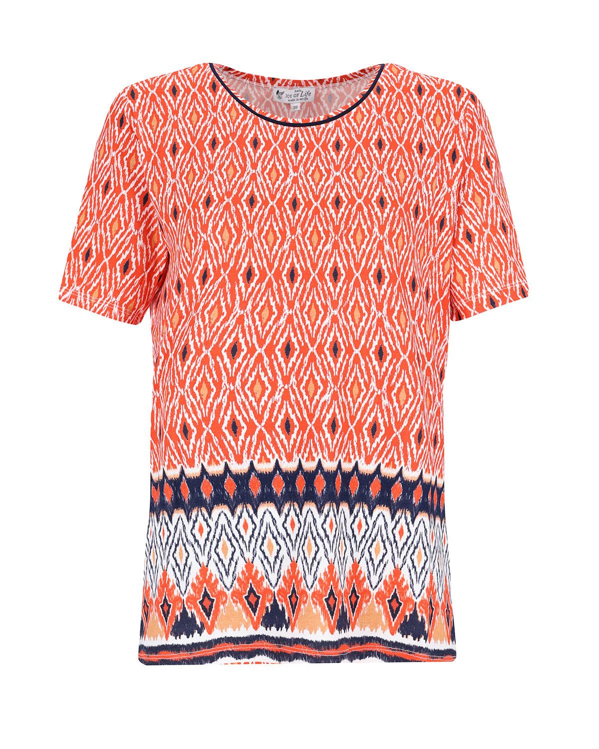 Hajo Blusenshirt Shirt 1/2 Arm Ikat-Print günstig online kaufen