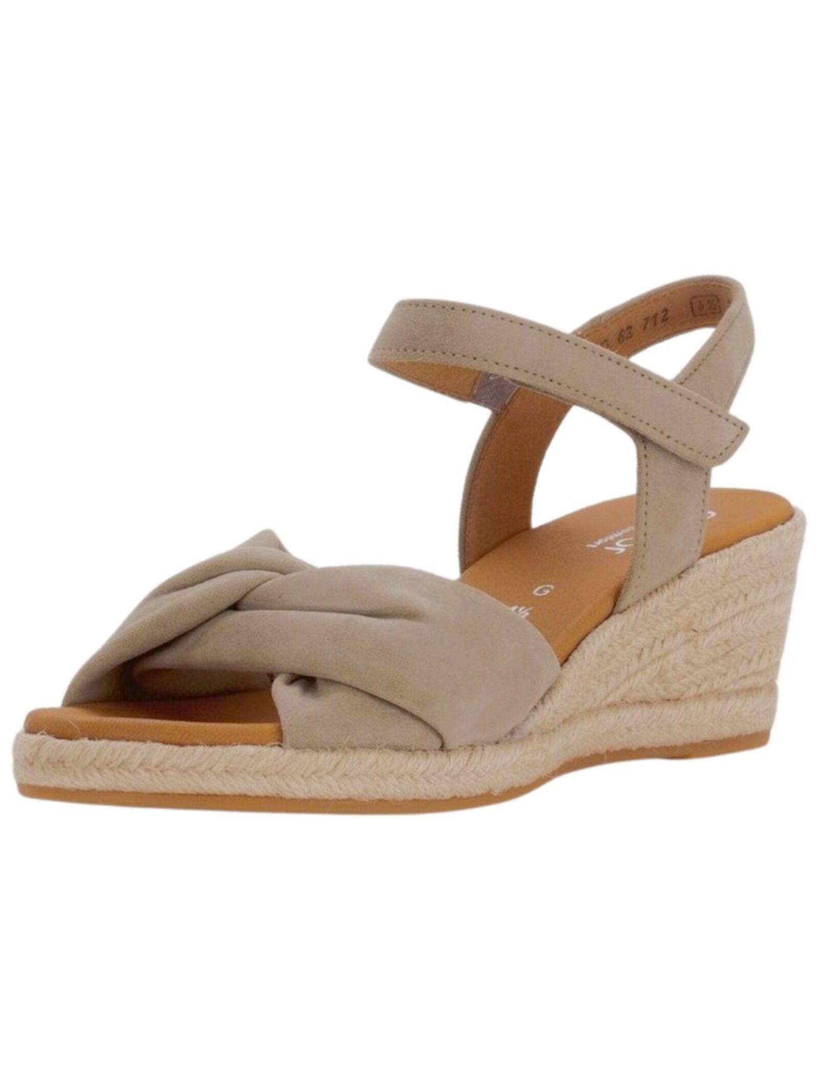 Gabor Comfort Gabor Comfort Sandalen Veloursleder Keilsandalette günstig online kaufen