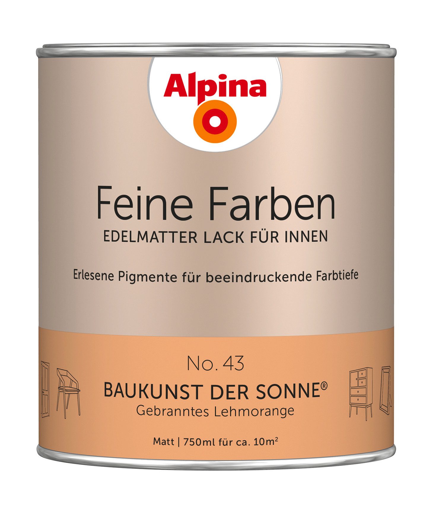 Alpina Lack Feine Farben Lack 750ml