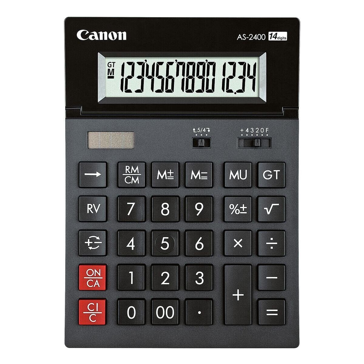 Canon Taschenrechner AS-2400, mit 14-stelligem LC-Display