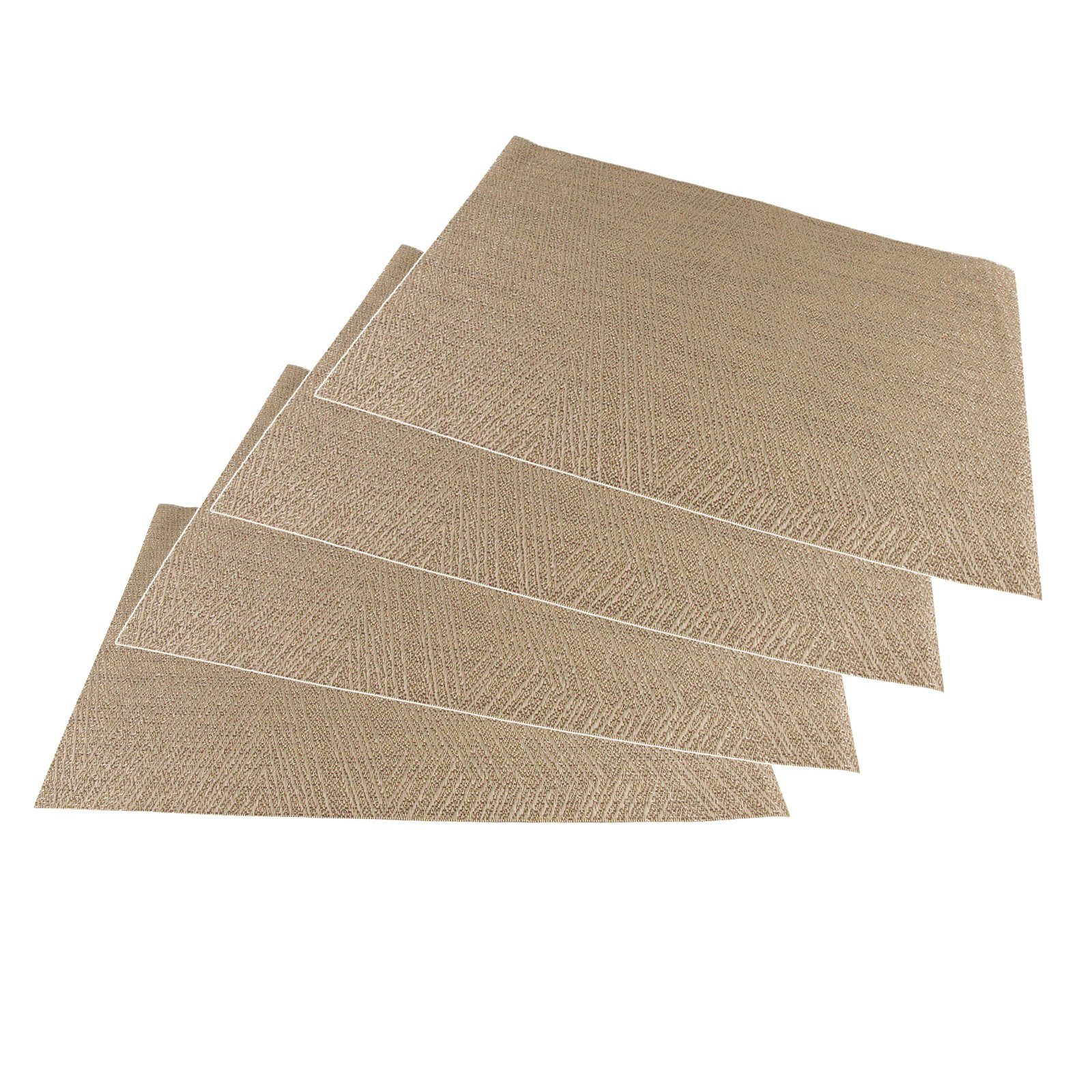 Neuetischkultur Platzset Platzdeckchen 4er Set Platzset, (Set, 4-St., 4 Pla günstig online kaufen