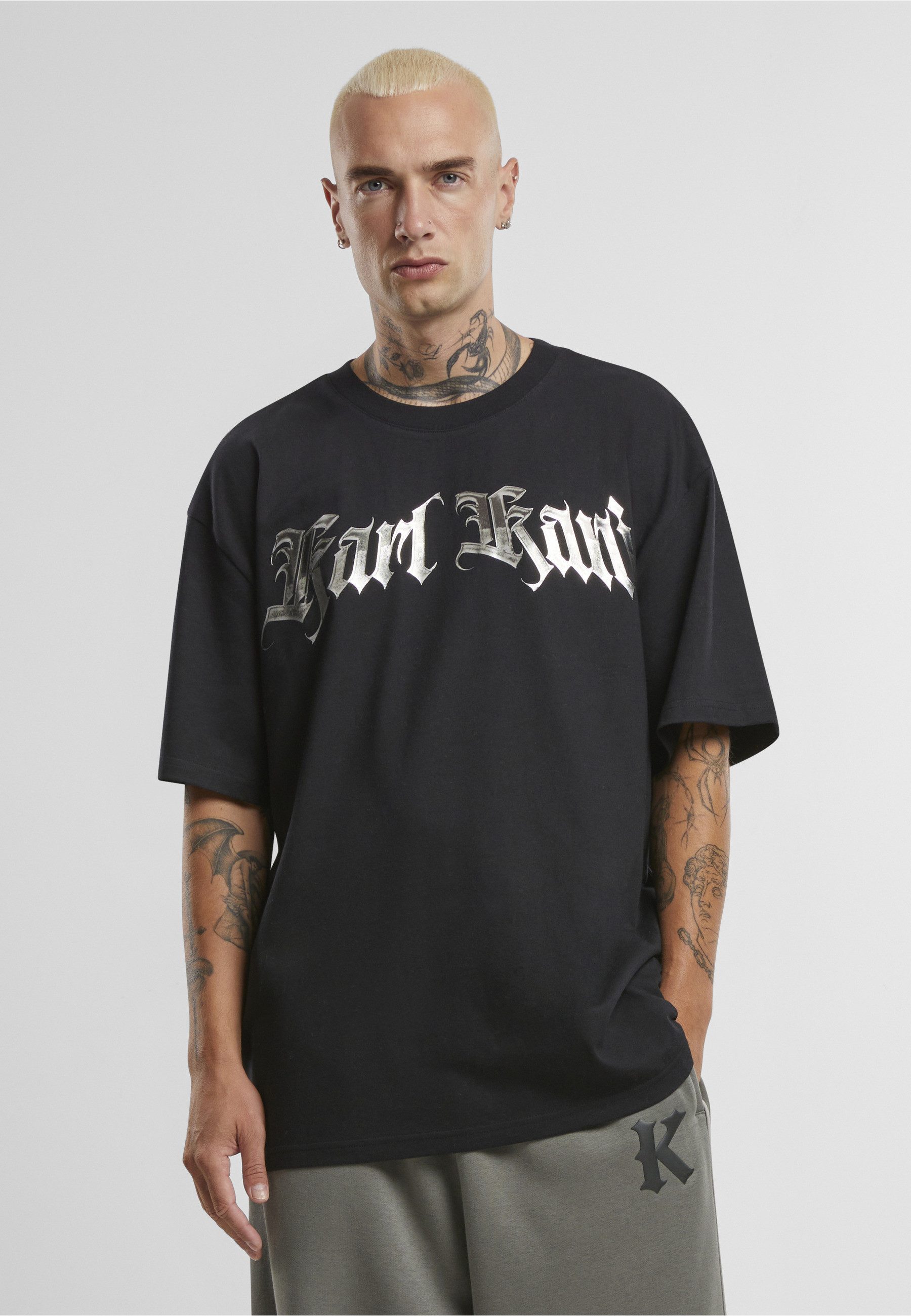 Karl Kani T-Shirt Karl Kani KK Old English Chrome Tee (1-tlg)