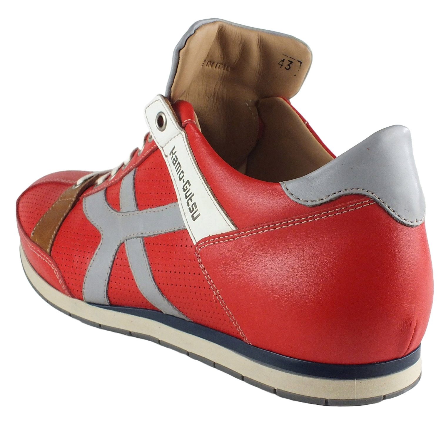 Kamo-Gutsu Herren Leder Halbschuhe Sneaker Sneaker günstig online kaufen
