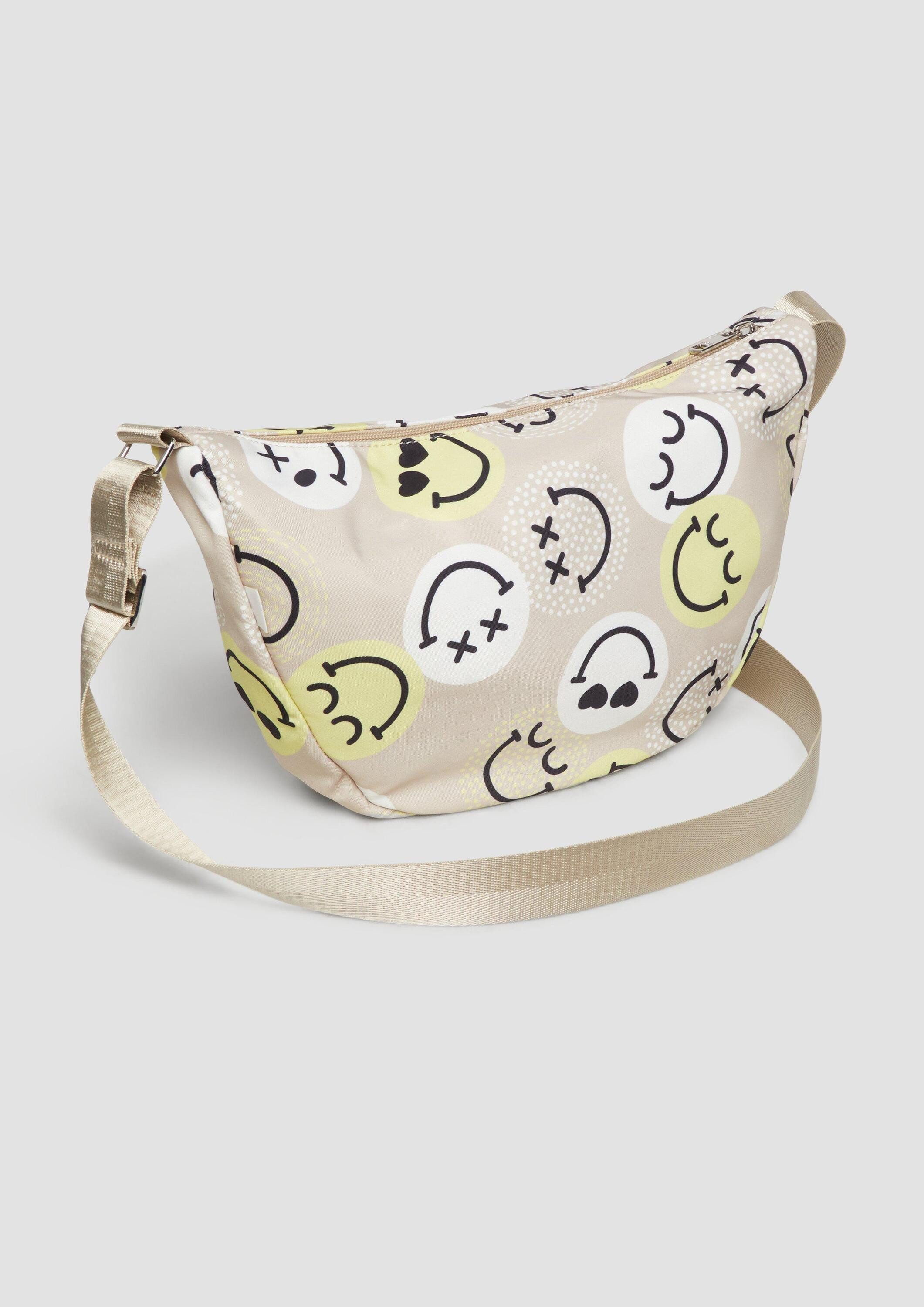s.Oliver Umhängetasche Tasche, Crossbody-Bag mit S.W.-Smiley®-Print