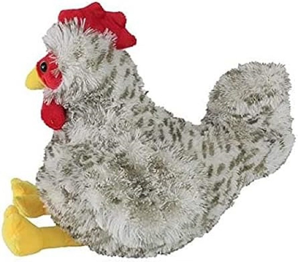 Rasehorn Kuscheltier Huhn sitzend ca 28 cm, Gockel, flauschiger Plüsch Baue günstig online kaufen