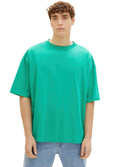 TOM TAILOR Denim Oversize-Shirt mit Rundhalsausschnitt
