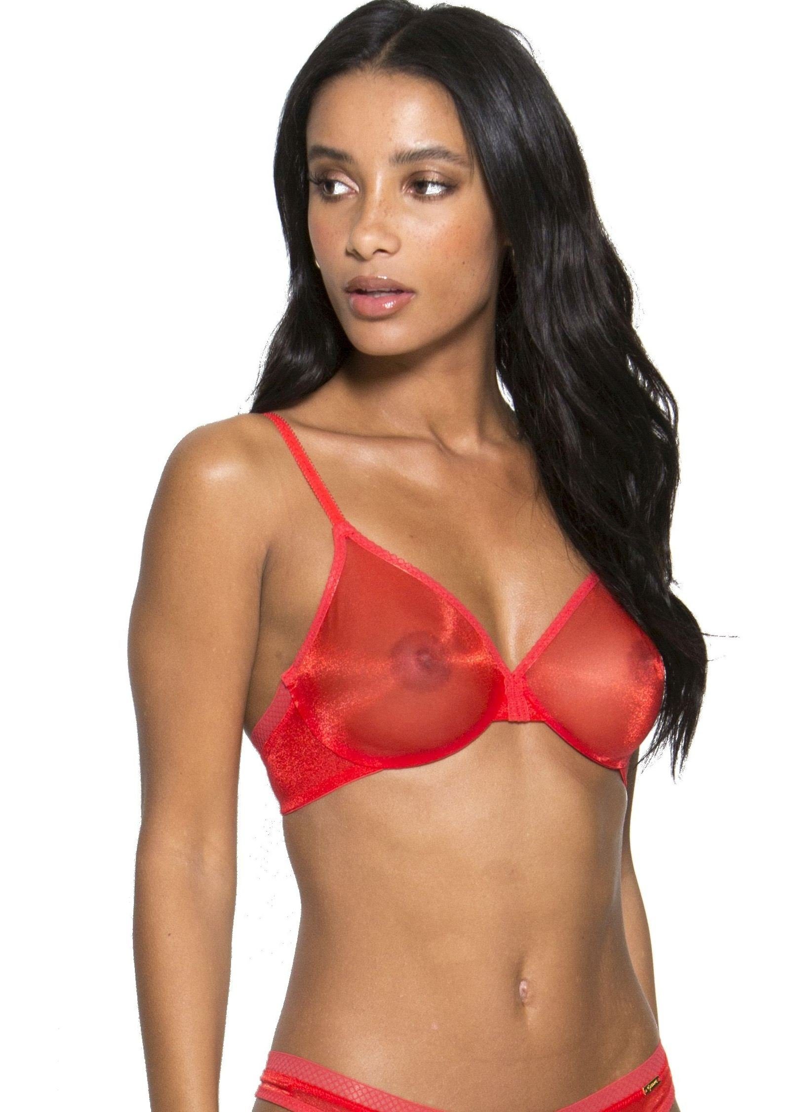 Gossard Gemoldeter BH Glossies Moulded BH Chilli Red (gemouldeter BH, 1-tlg., glatt)
