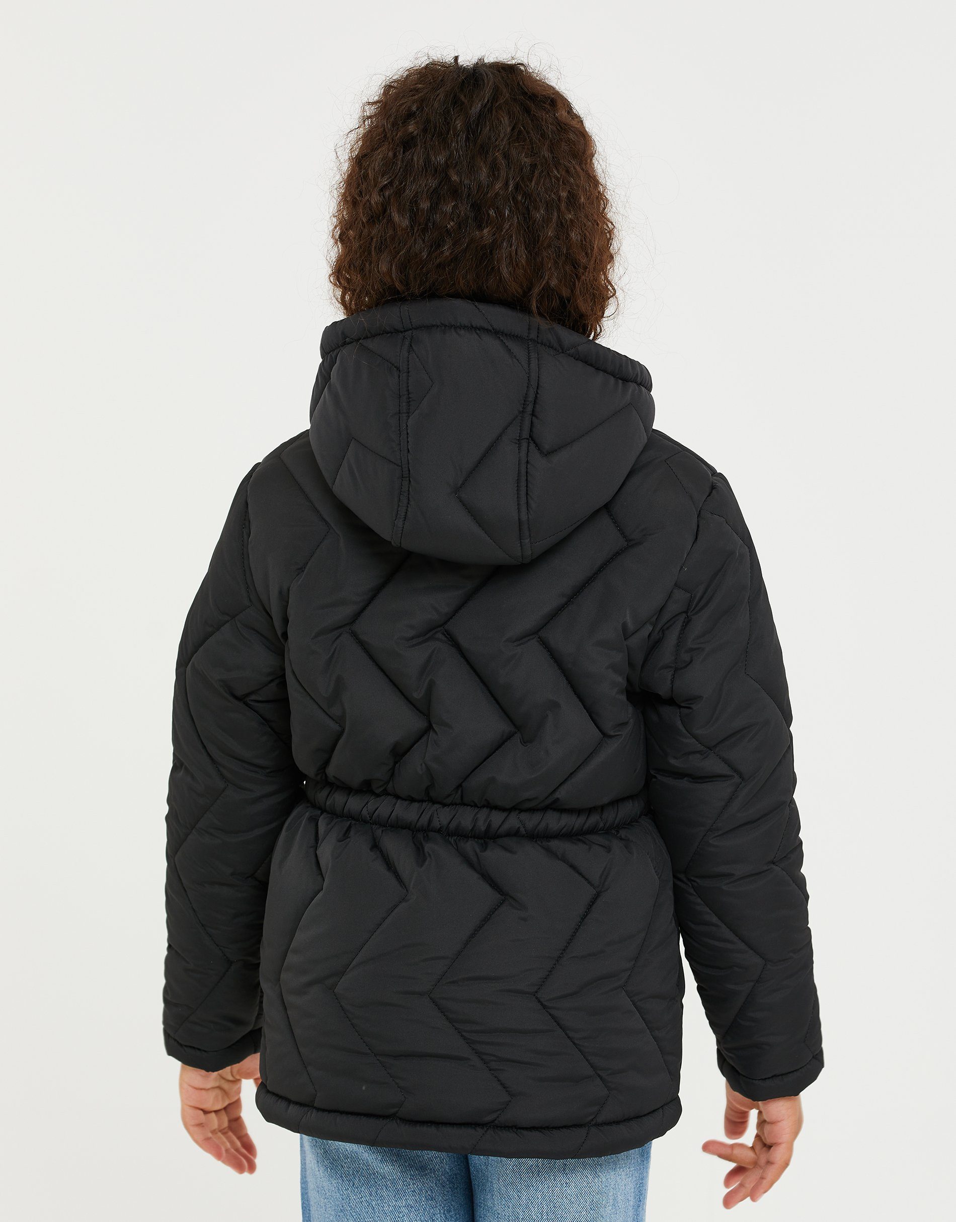 Threadgirls schwarz Quilted Hooded Black- THB Winterjacke Ziggy Jacket