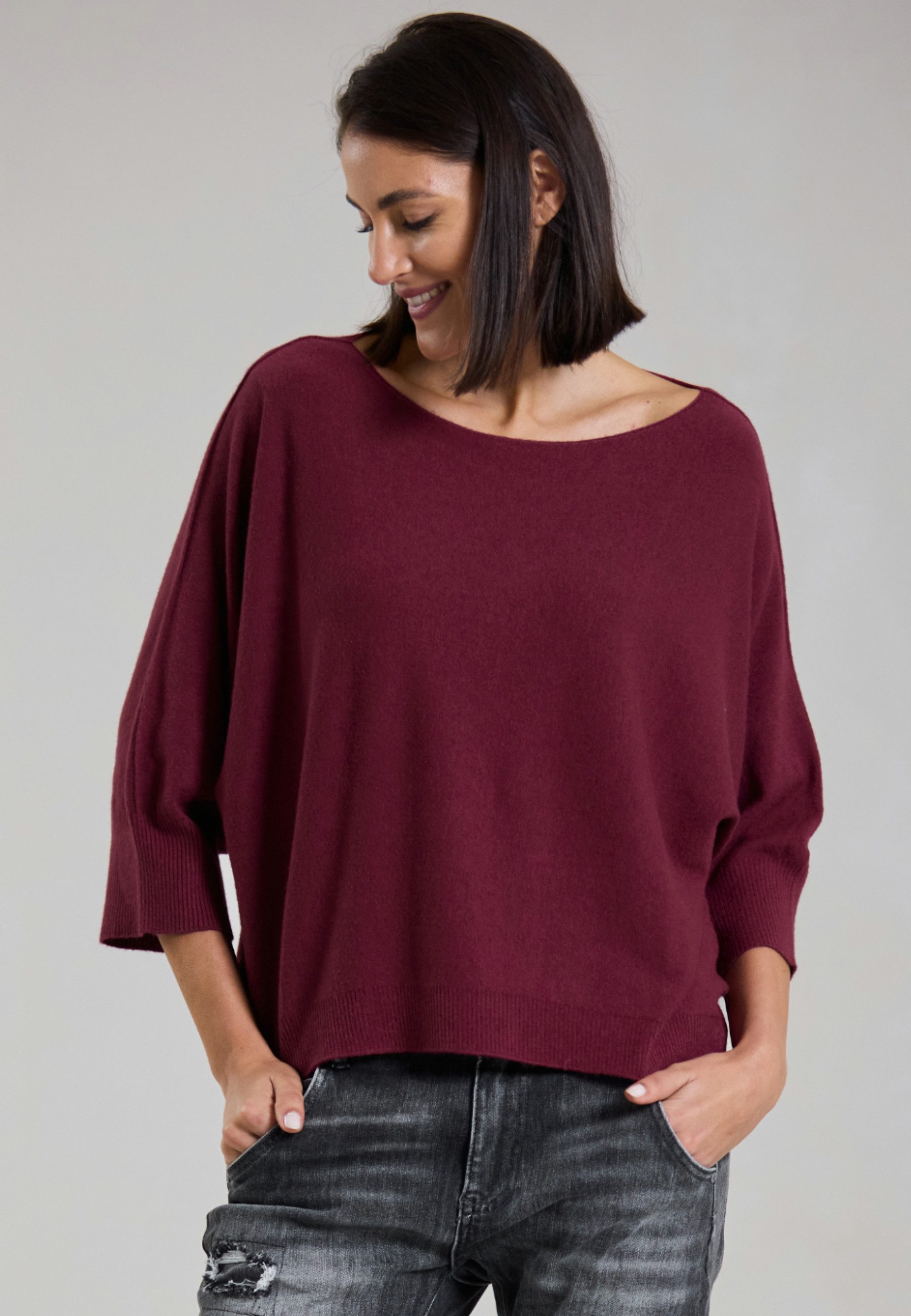 Andijamo-Fashion Strickpullover SOFT FLOW Weiter Strickpullover mit fließen günstig online kaufen