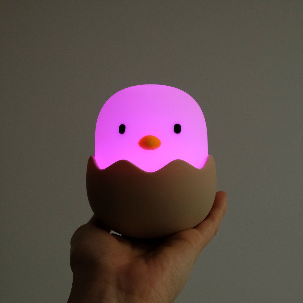 MegaLight Nachtlicht MegaLight LED Eggy Egg Nachtlicht mit Akku, Inkl. Leuchtmittel, Dimmbar ohne Bewegungsmelder