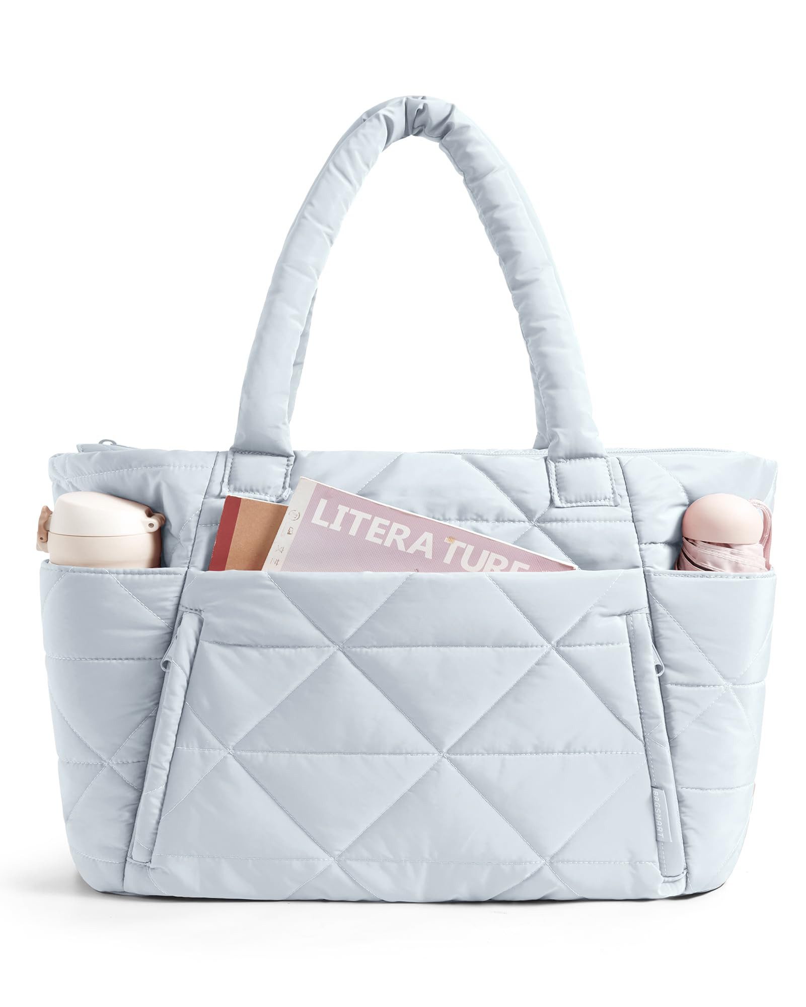 nsihing Schultertasche Handtasche damen Umhängetaschen crossbody bag, Große Stepp-Tasche mit Reißverschluss und mehreren Fächern