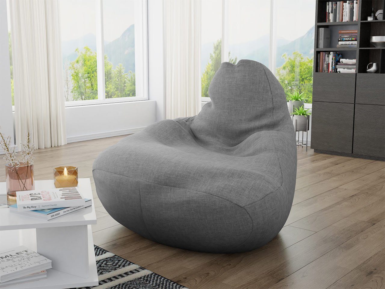 MIRJAN24 Sitzsack Maxi 300 L, Sitzkissen, Gamer Kissen, Lounge Kissen, Sessel Lux 05