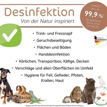 BeNA - Desinfektion OHNE ALKOHOL für Katzen, Hunde & Kleintiere, 250 ml, Reinigungsspray (Desinfektionsmittel Katzen # Hygiene Spray Hund # Made in Germany)
