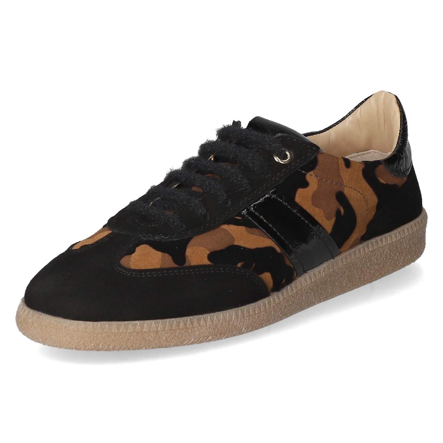 Kaerlek Kaerlek YAREN4 Nero/Velmit Damen Rauleder schwarz-kombi Schnürschuh