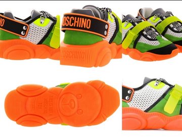 Moschino MOSCHINO COUTURE Special Teddy Shoes Fluo Sneakers Trainers Schuhe Tur Sneaker