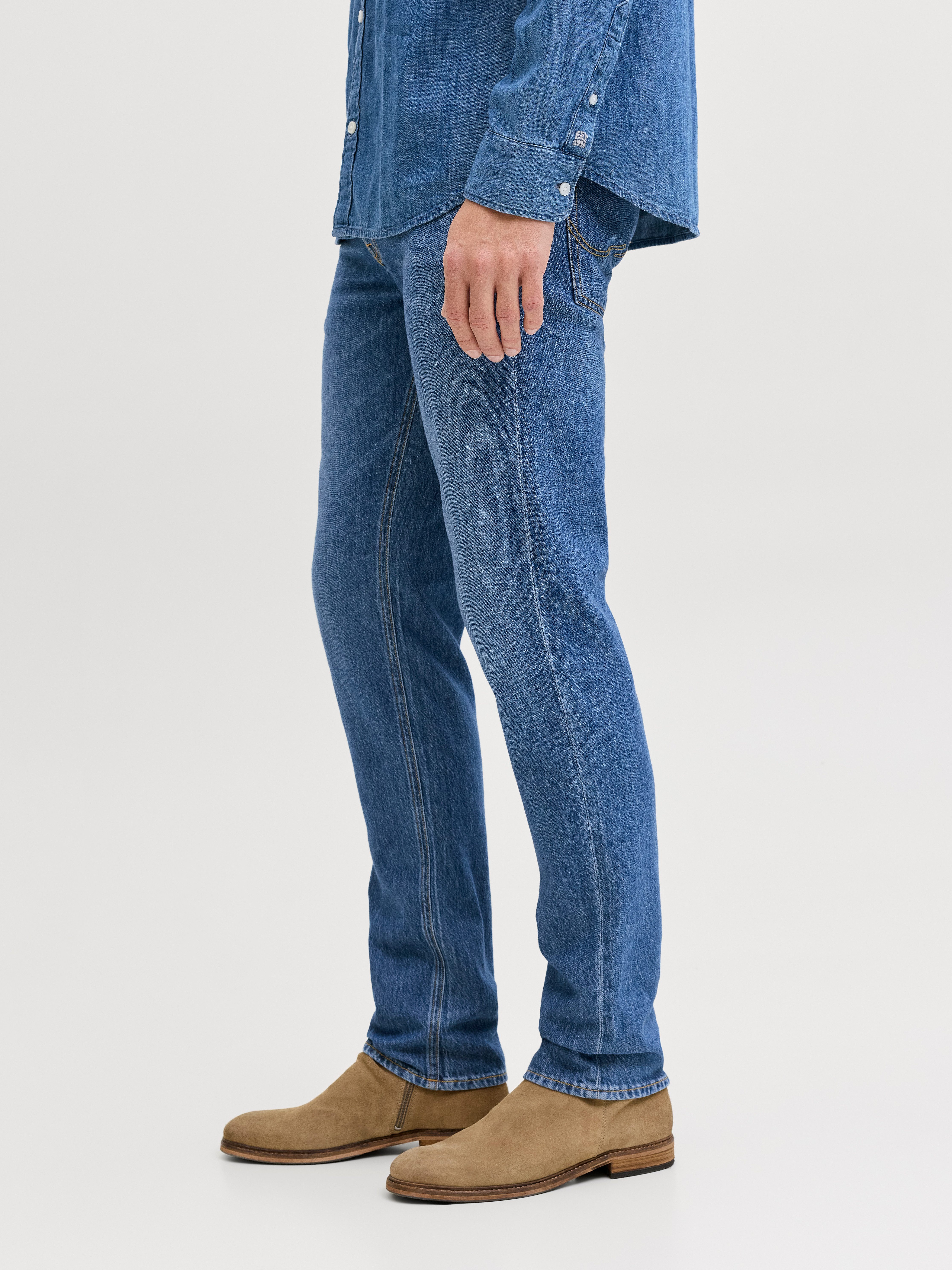 Jack & Jones Regular-fit-Jeans JJICLARK im Used-Look, Stretchkomfort und ni günstig online kaufen