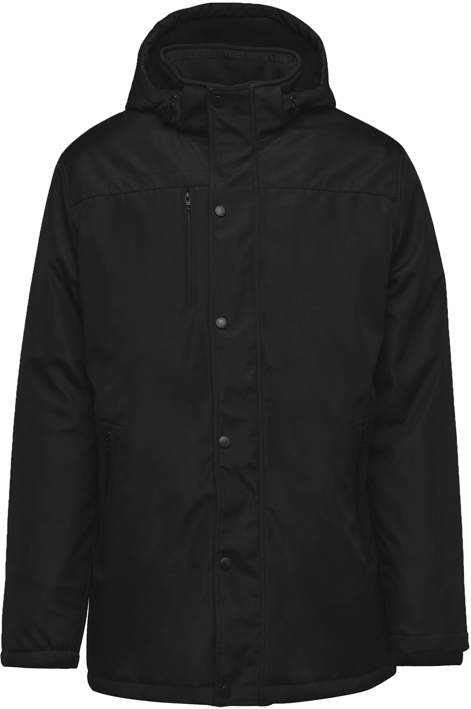 Kariban Outdoorjacke Herren Parka mit abnehmbarer Kapuze