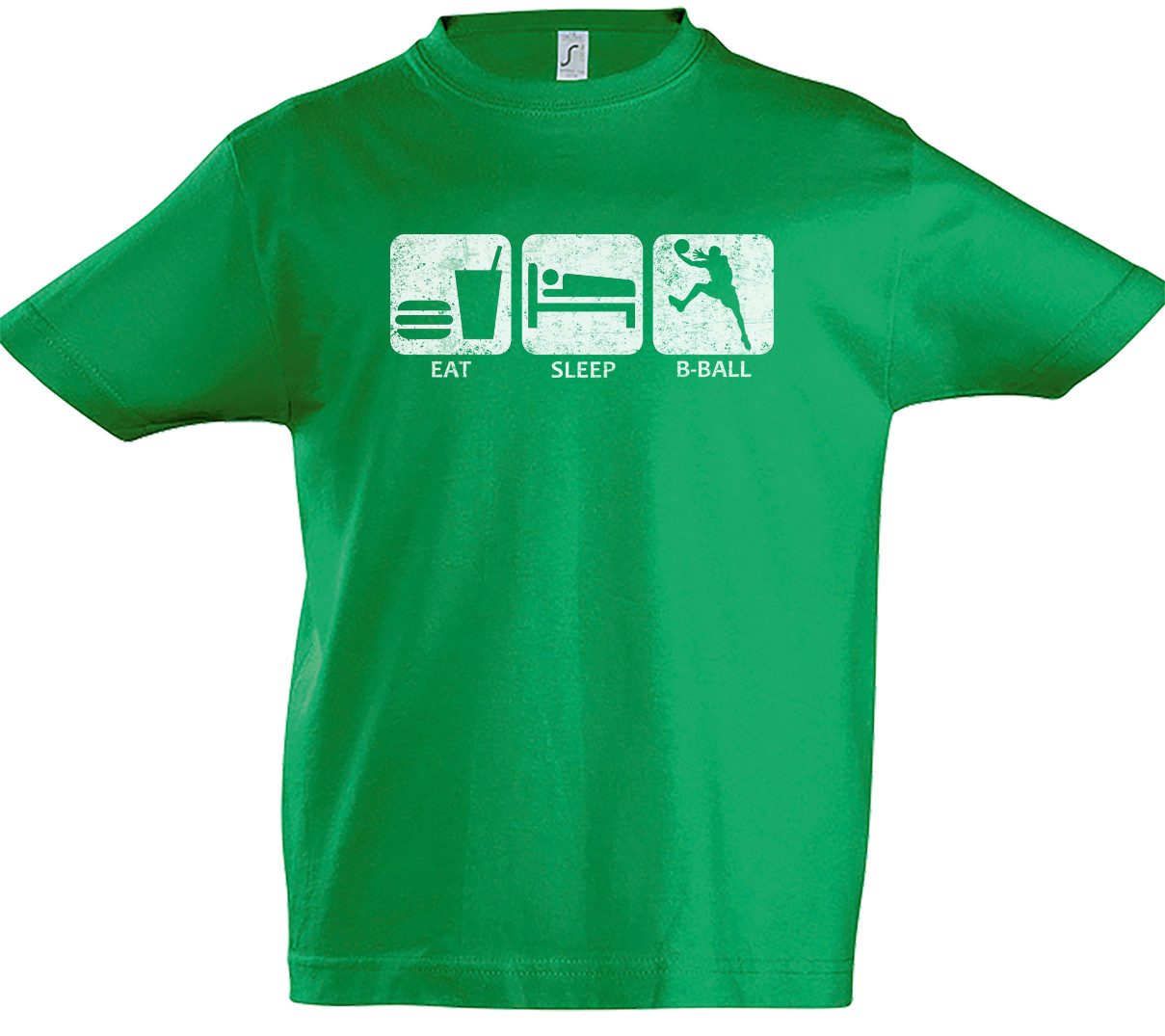 Print-Shirt Eat Sleep Basketball Kinder T-Shirt Street Ball Player Game Sport