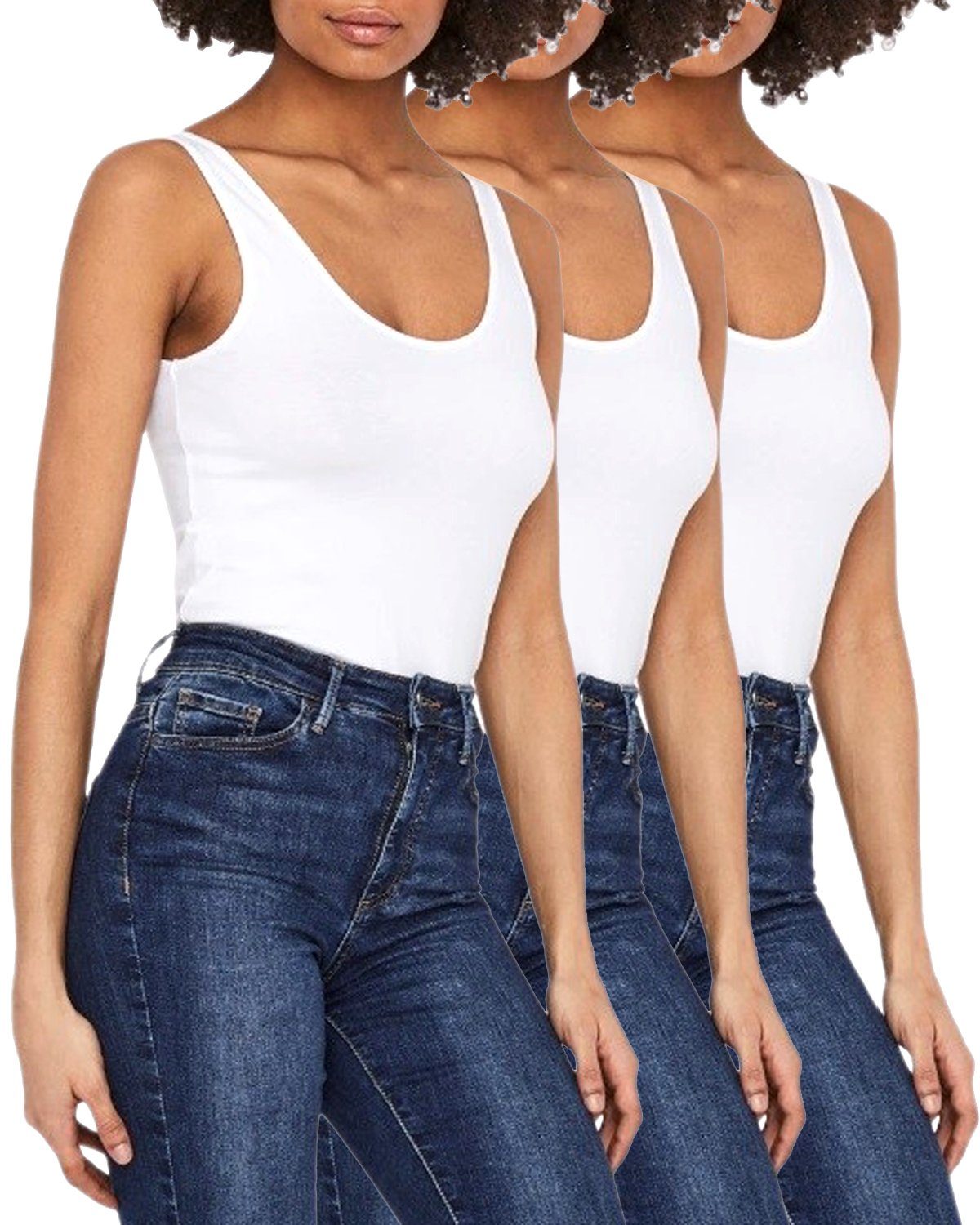 Vero Moda Tanktop (Set) Basic Shirt günstig online kaufen