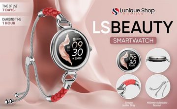 LUNIQUESHOP Smartwatch (1,49 Zoll, Android, iOS), mit Telefonfunktion,Nachrichten Fitnessuhr,Aktivitätsarmband,Blutdruck