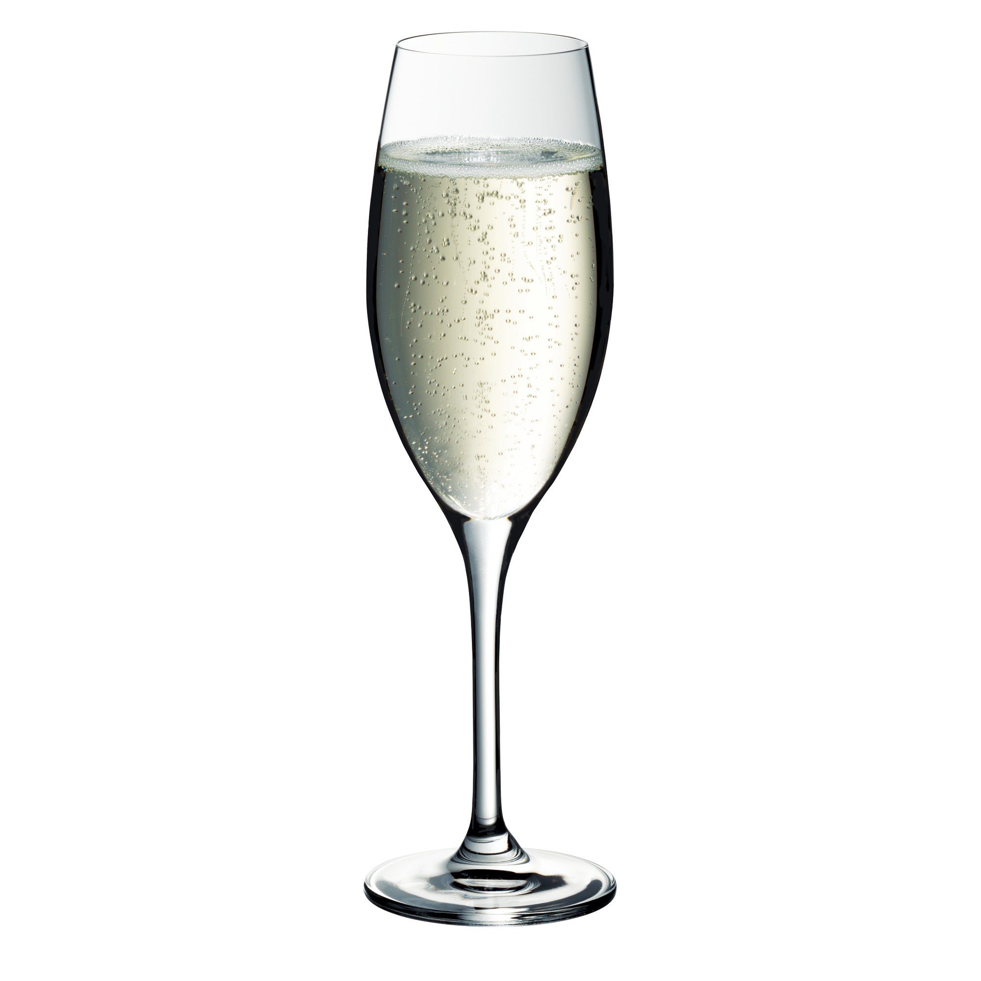 WMF Sektglas EasyPlus Champagnerkelche, 6 Stück, 6-tlg., Kristallglas, Kristallglas, spülmaschinenfest, transparent