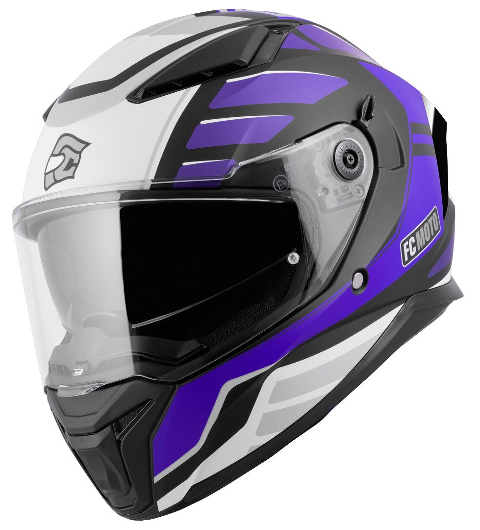 FC-Moto Motorradhelm FF130SV Cavion Helm, vorbereitet für Pinlockscheibe,herausnehmbares Innenfutter,integr