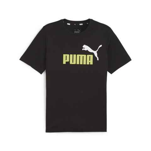 PUMA Trainingsshirt Essentials+ T-Shirts mit zweifarbigem Logo Erwachsene