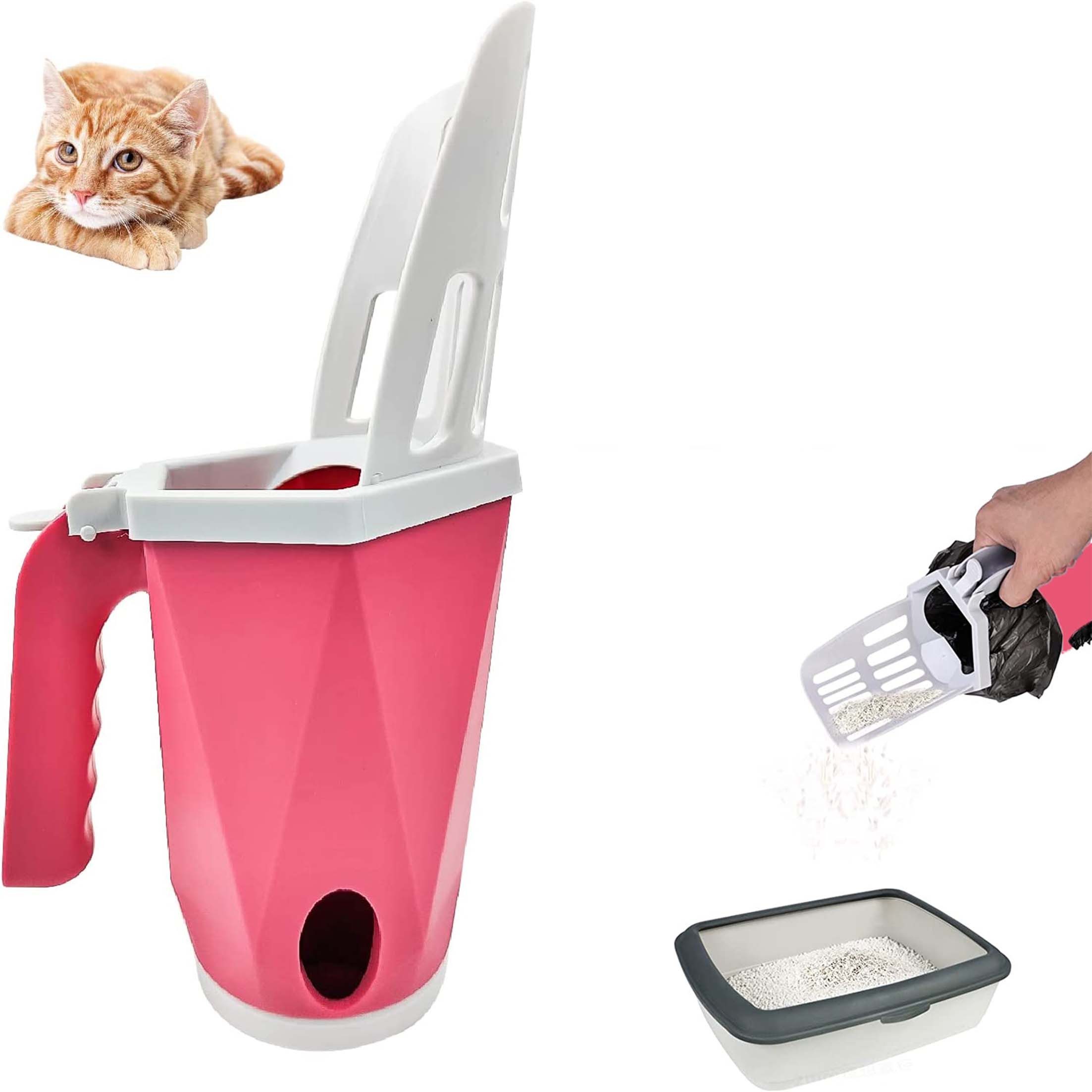 KINSI Katzentoilette Katzenstreu-Schaufel, Katzenstreu-Schaufel 2 in 1, Str günstig online kaufen