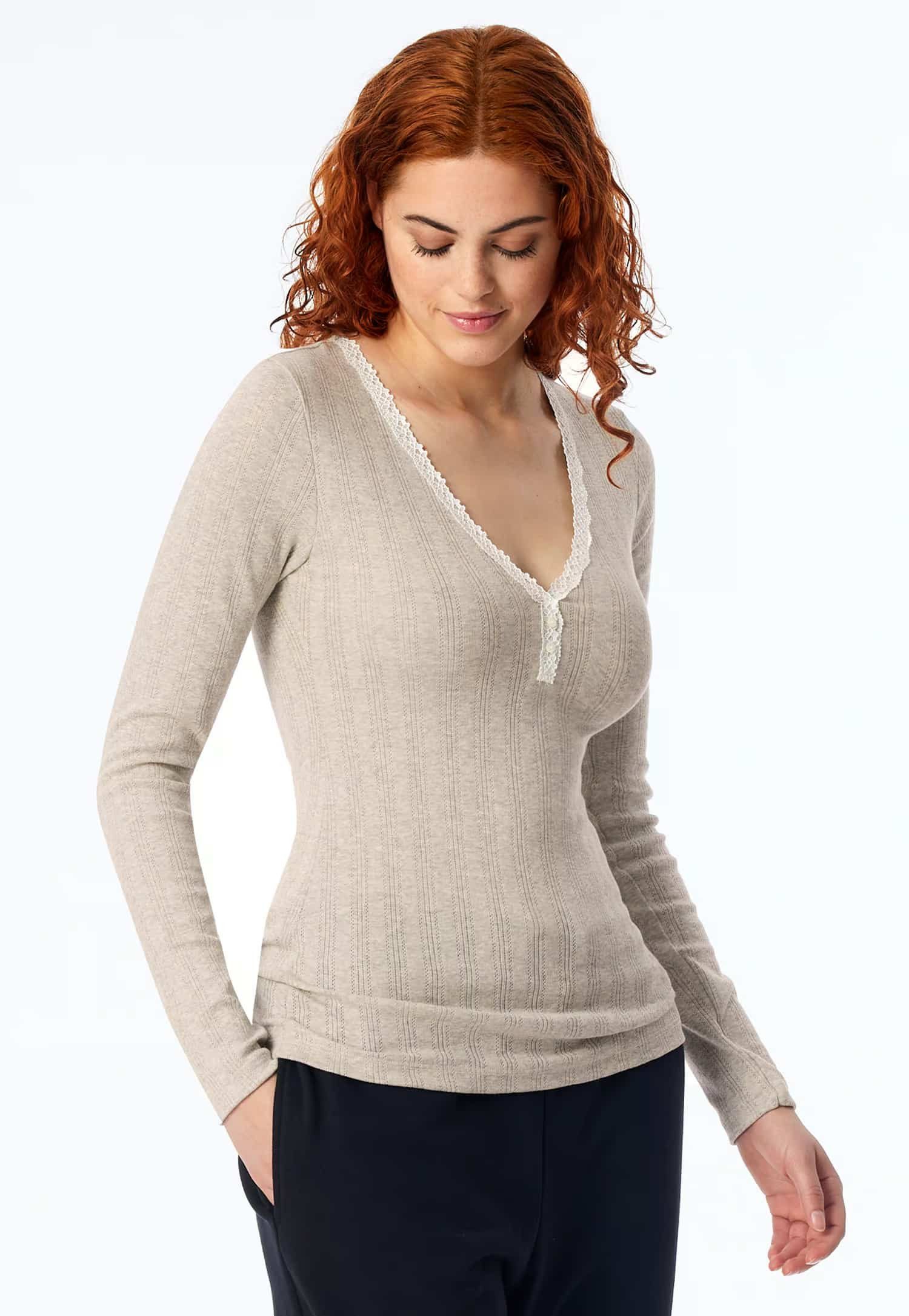 Schiesser T-Shirt Damen Shirt 1/1 - Agathe