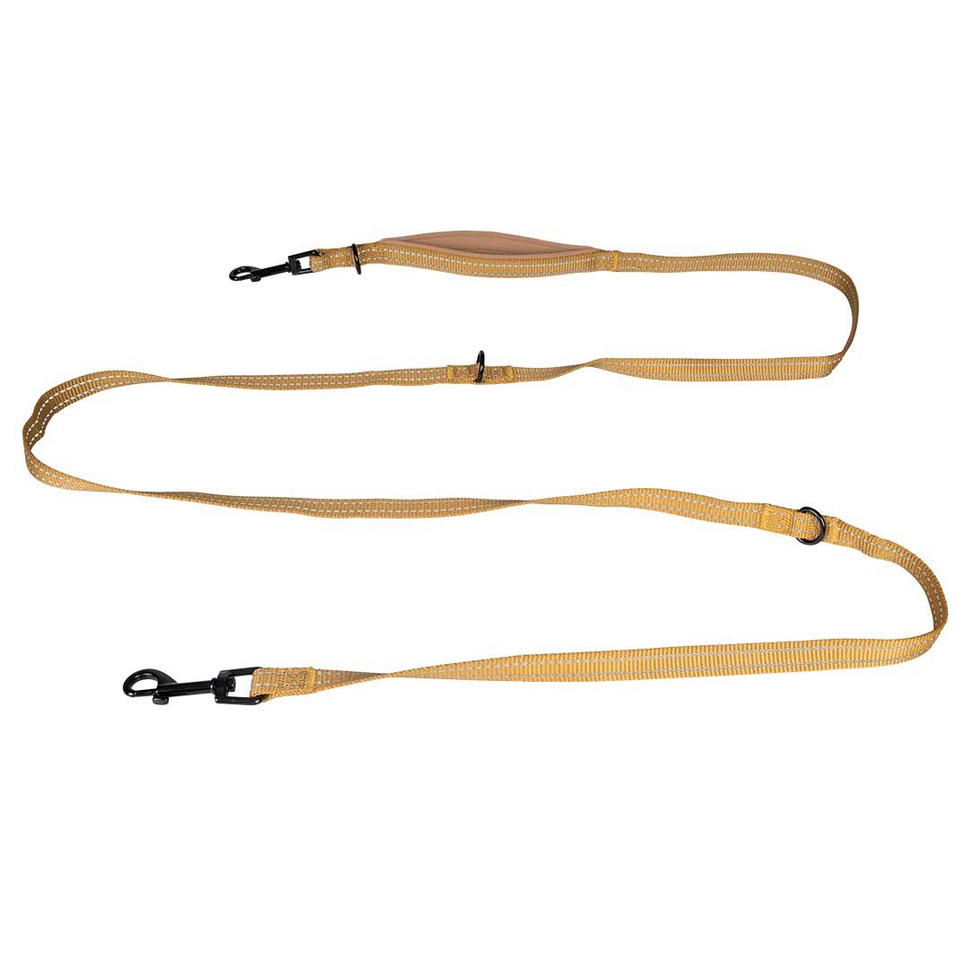 DUVO+ Hundeleine Duvoplus Trainingsleine EXPLOR Ultimate Fit Classic - honey gold
