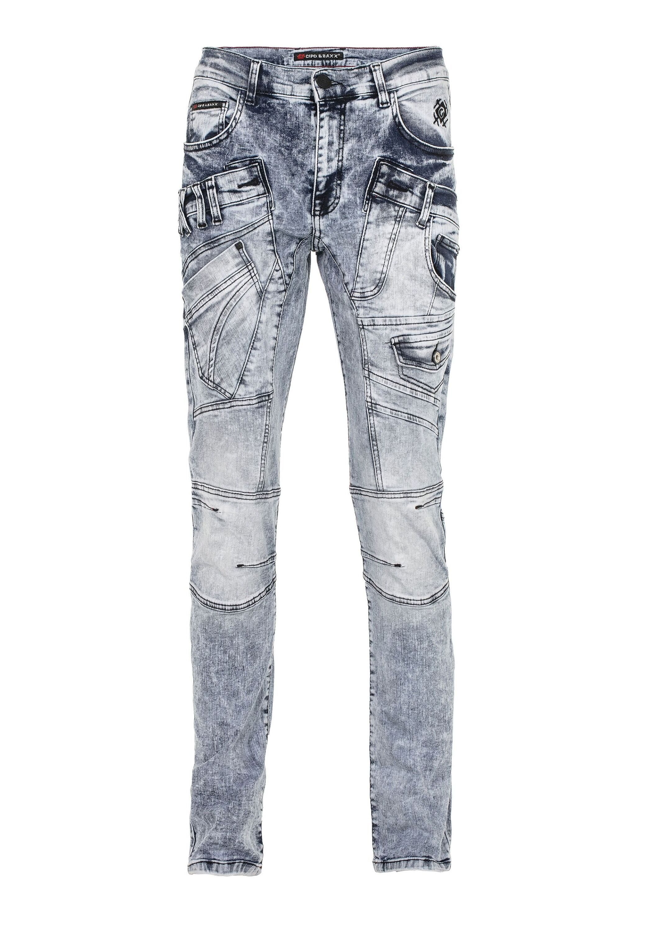 Cipo & Baxx Regular-fit-Jeans DENIM bequeme günstig online kaufen