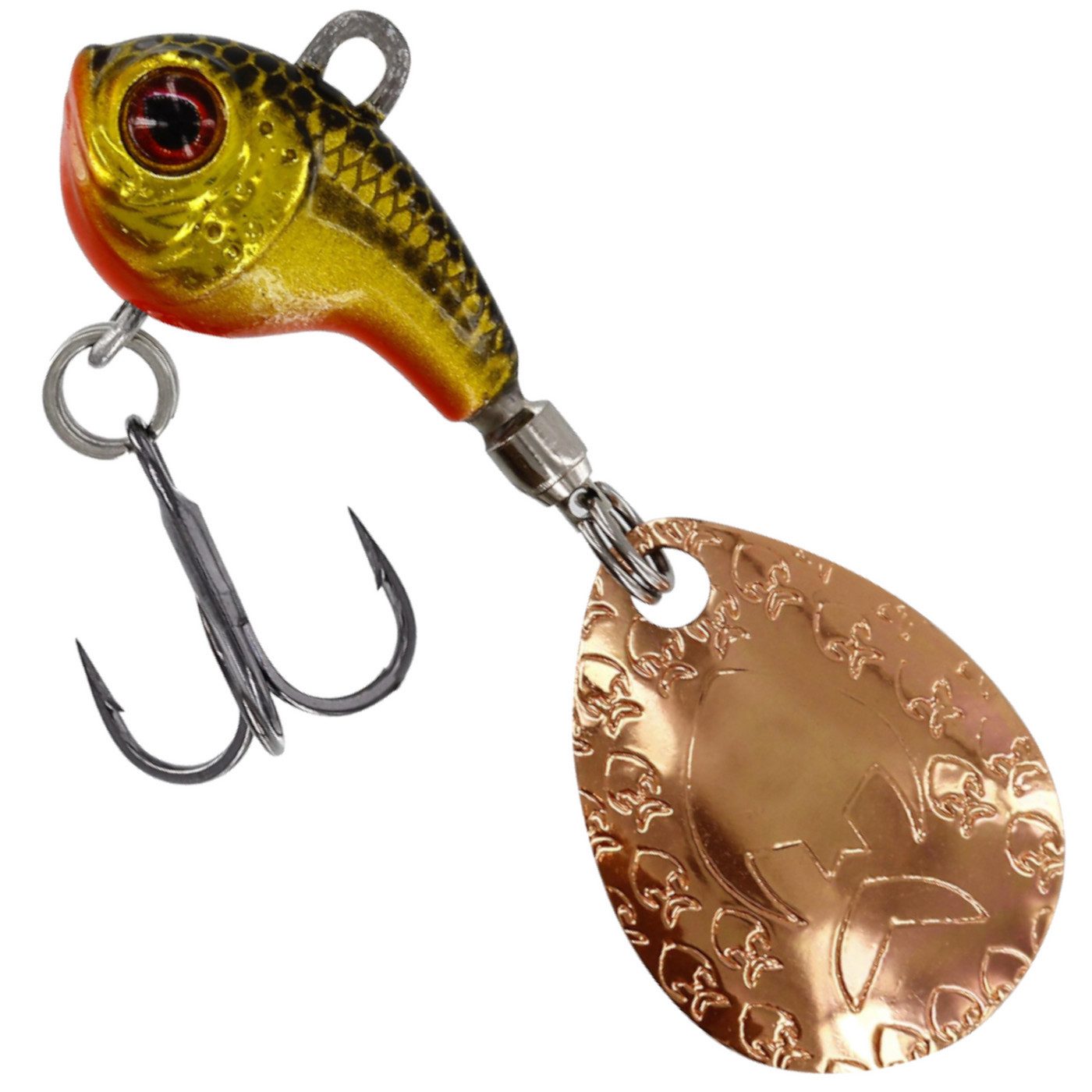Jig Spinner Barsch FTM Seika Pro Barsch Zander Hecht 3er Set Gummifisch Jigkopf Haken Lieblingsköder Spinmad