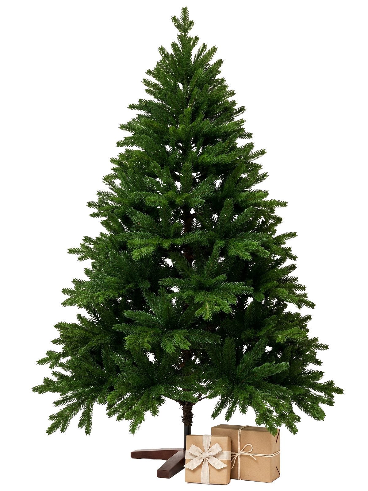 VIVANNO Künstlicher Weihnachtsbaum Polyethylen NORDMANN 180 Rund - Ohne Led, 127x180 cm
