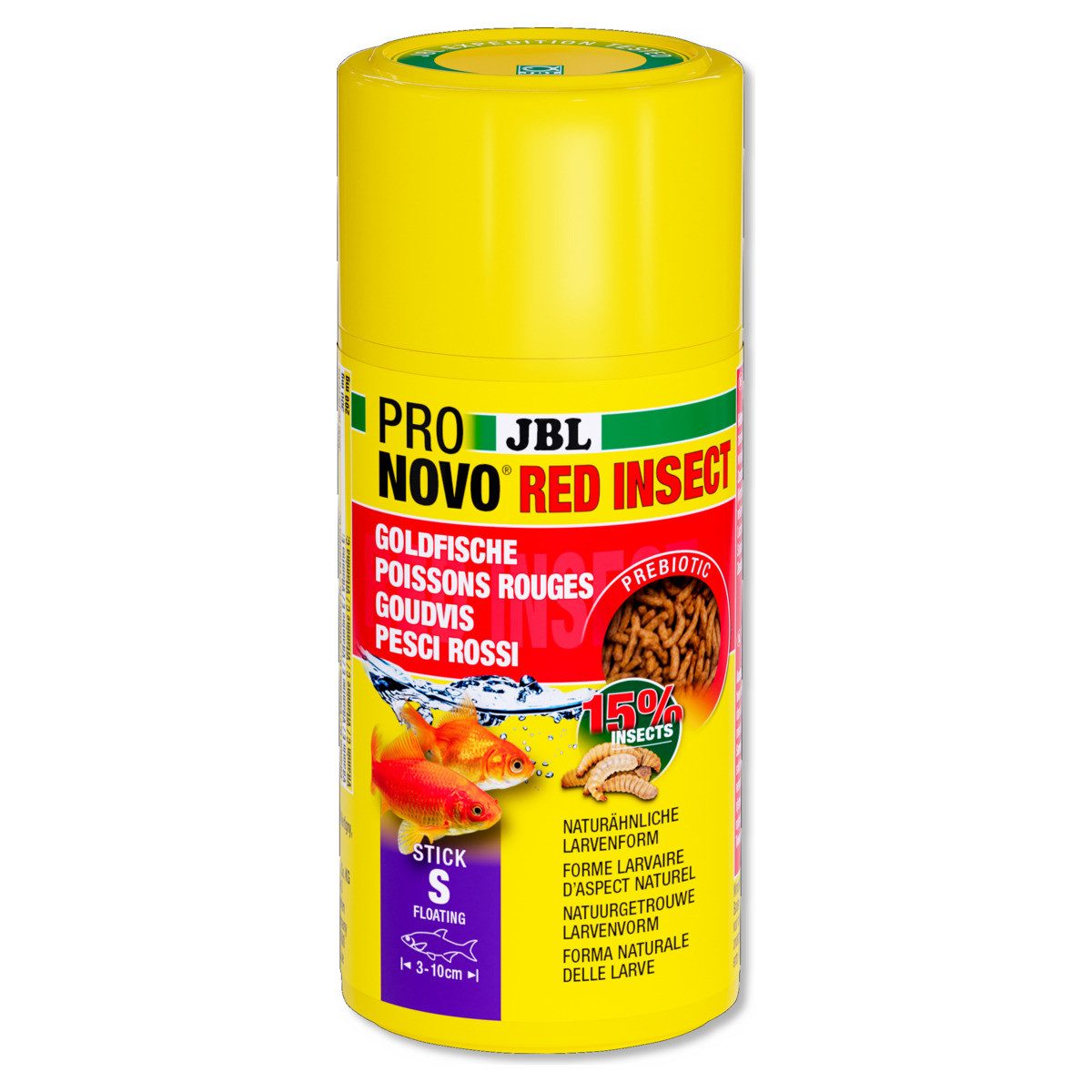 JBL GmbH & Co. KG PRONOVO RED INSECT STICK, Trockenfutter für: Fische