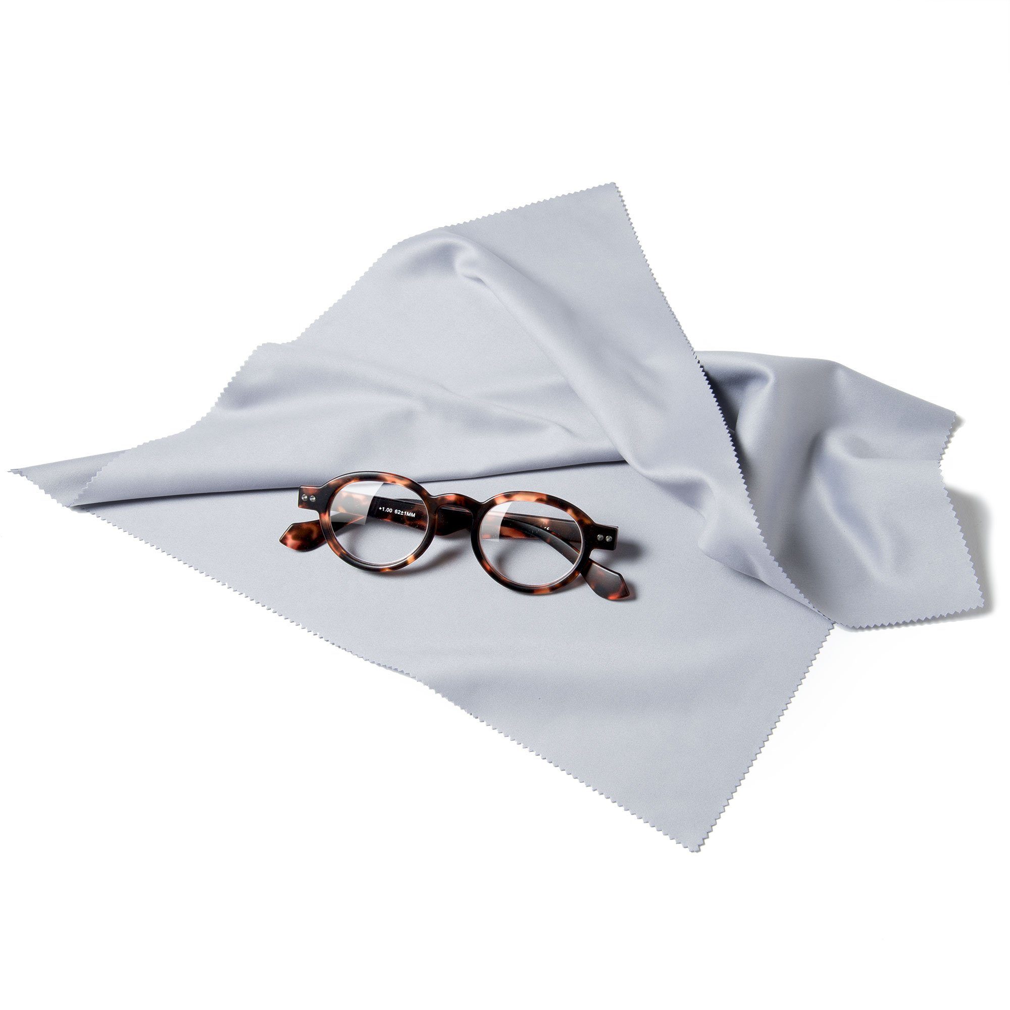 FEFI Brille Großes XXL Profi Brillenputztuch 35x35cm - Hochwertige Optikerqualität, Singel-Pack (1 St)