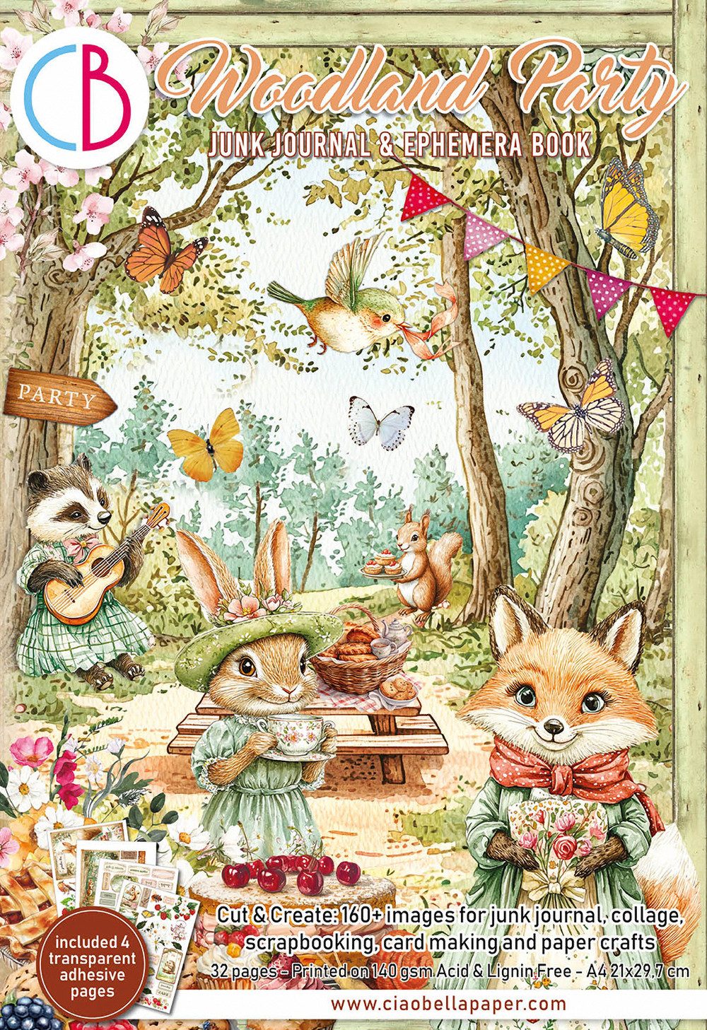 Motivpapier Woodland Party