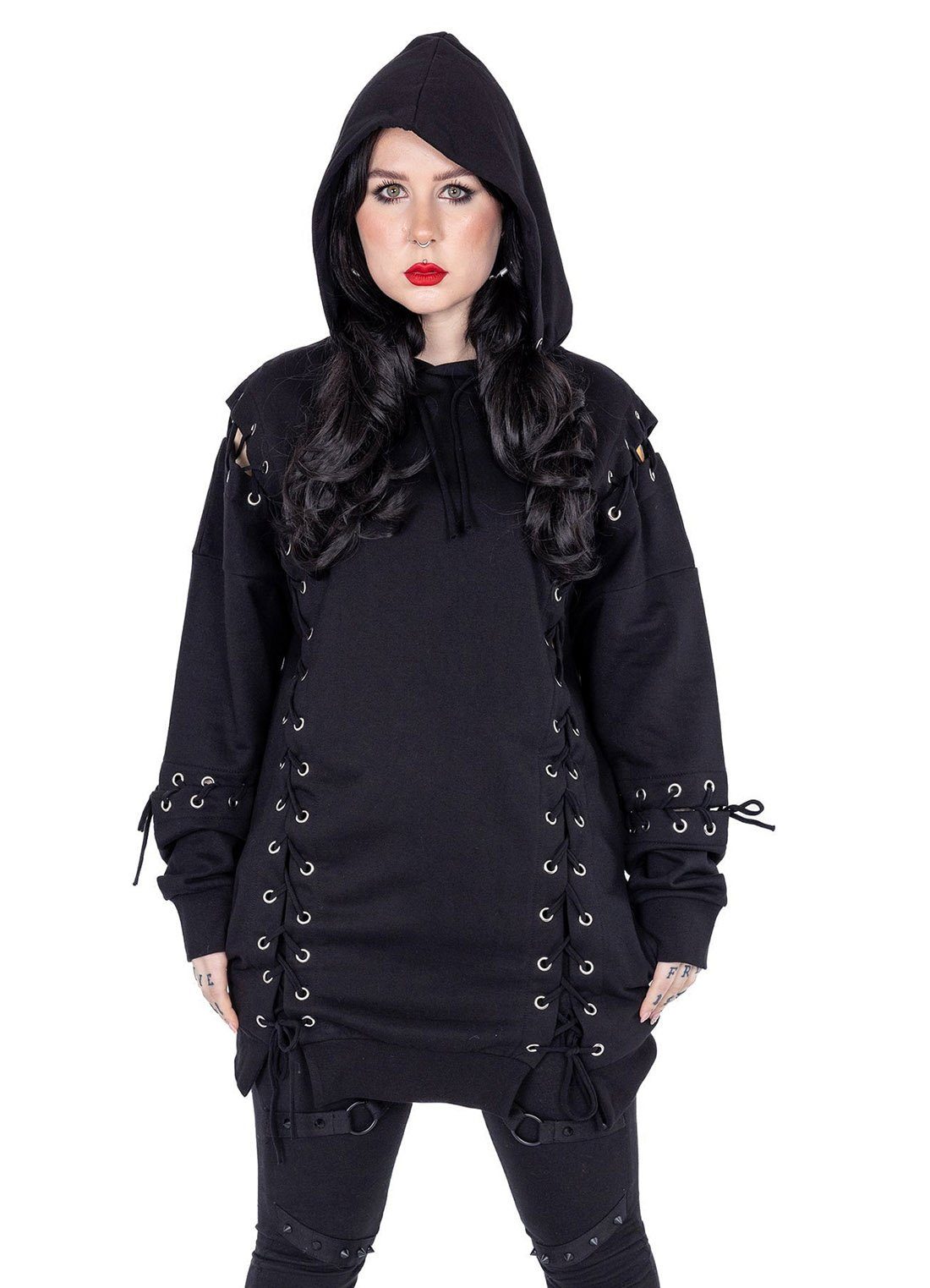 Chemical Black Hoodie Ramona Hood Gothic günstig online kaufen