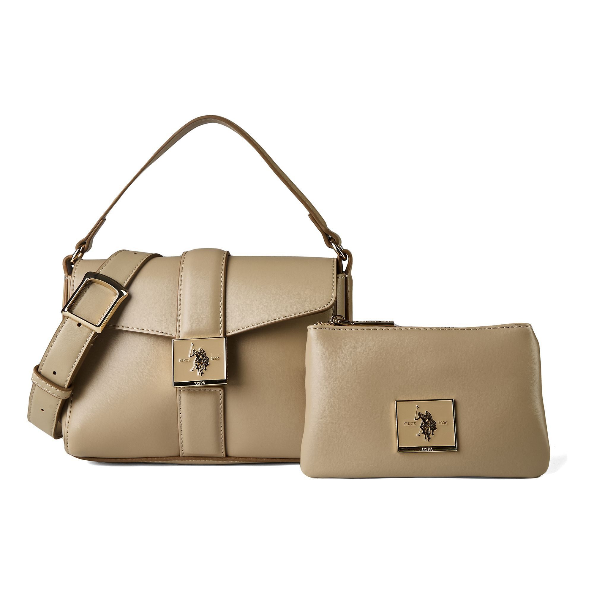 U.S. Polo Assn. Schultertasche Margaret, Polyurethan