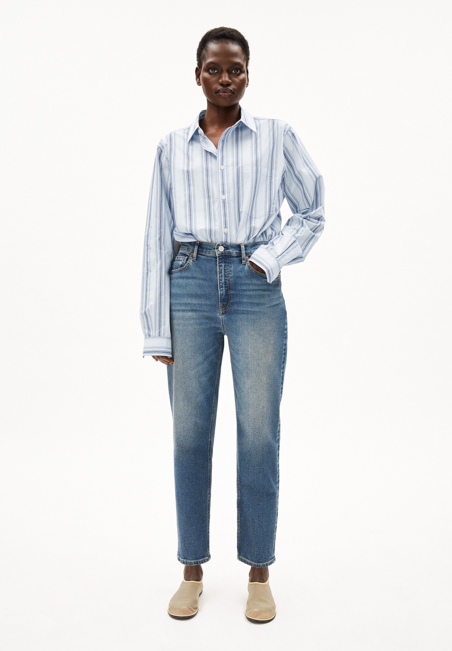 Armedangels Mom-Jeans MAIRAA (Comfort-Stretch) High waist