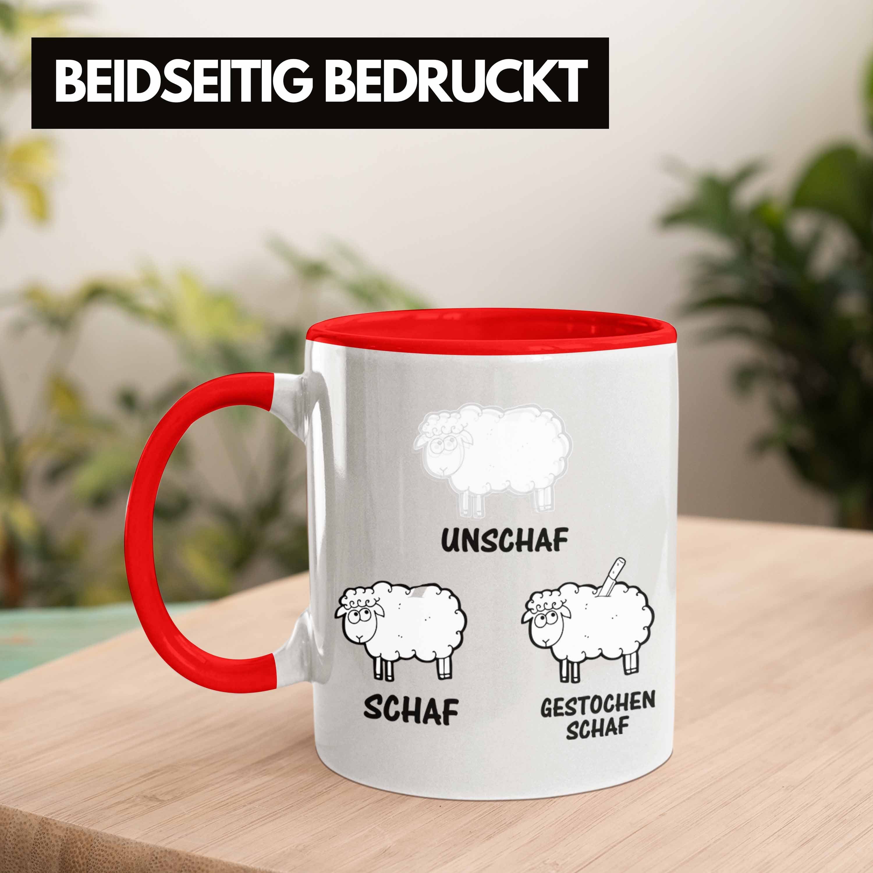 Geschenk Fotograf Schaf Gestochen Kameramann Trendation Schaf Unschaf Tasse Kamer Rot Tasse