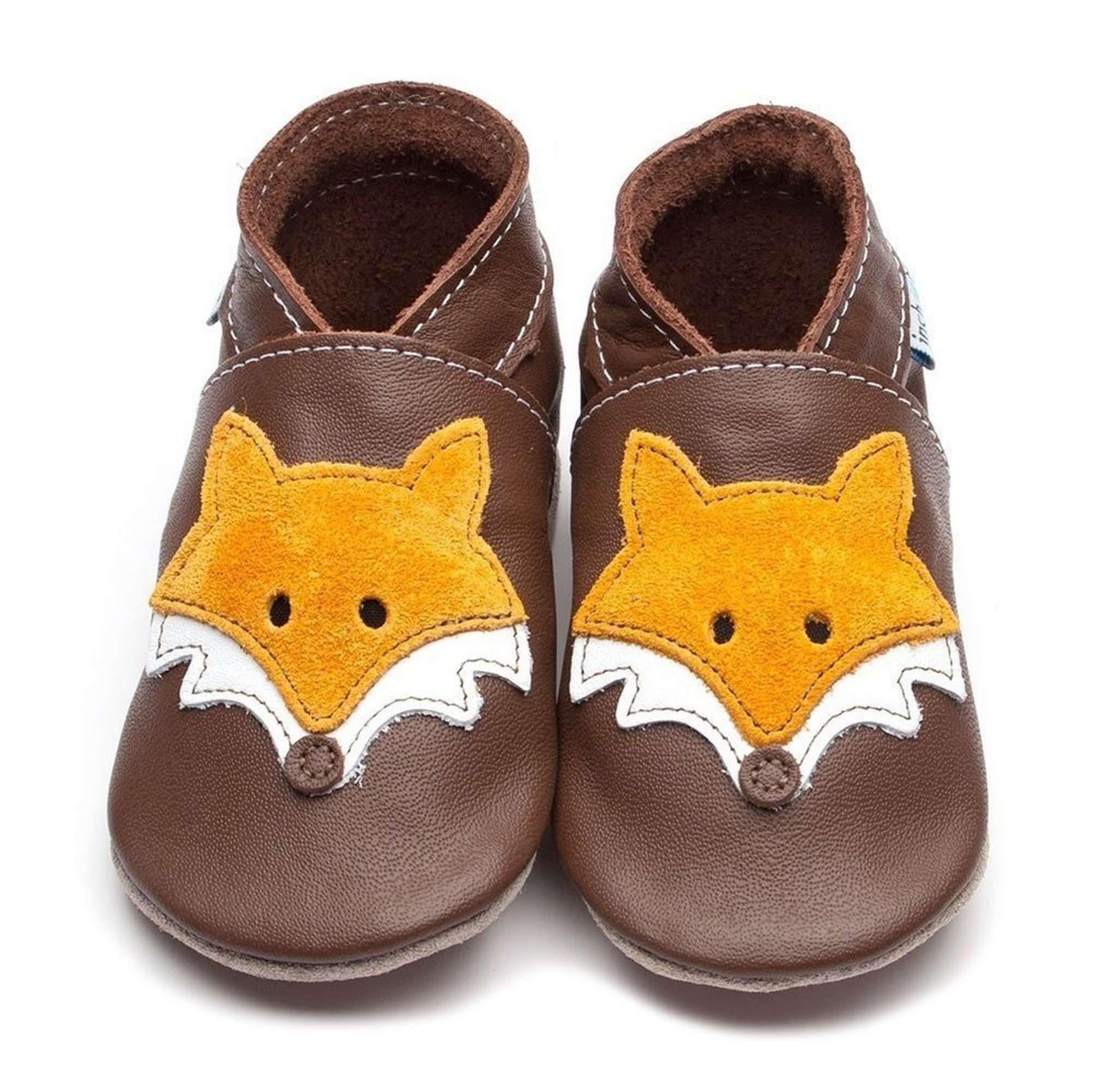 Beanie Inch Blue Babyschuhe Fox Chocolate