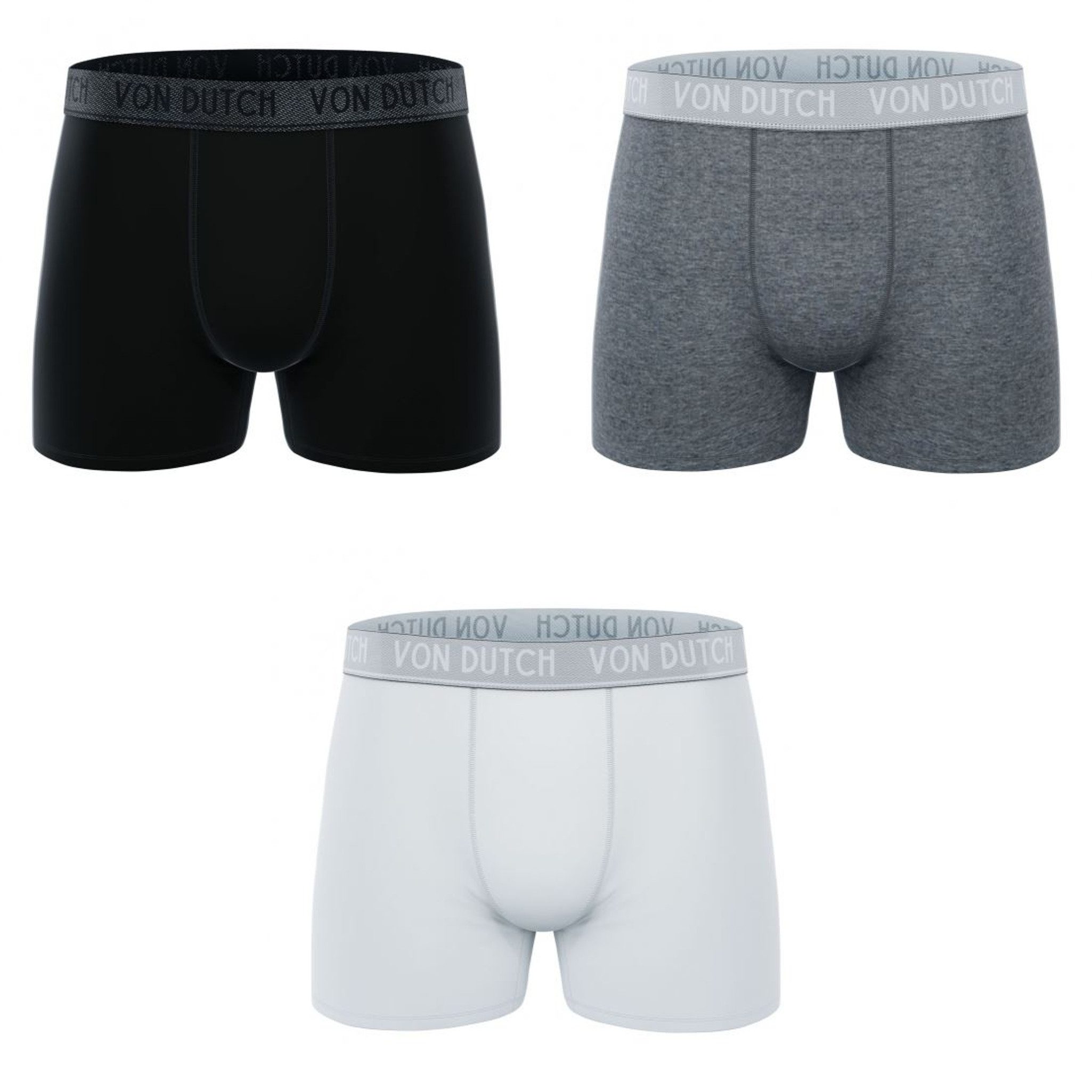 Von Dutch Boxershorts VON DUTCH Boxer Briefs Basic Boxershort 3-Pack (Boxershorts, Boxershorts)