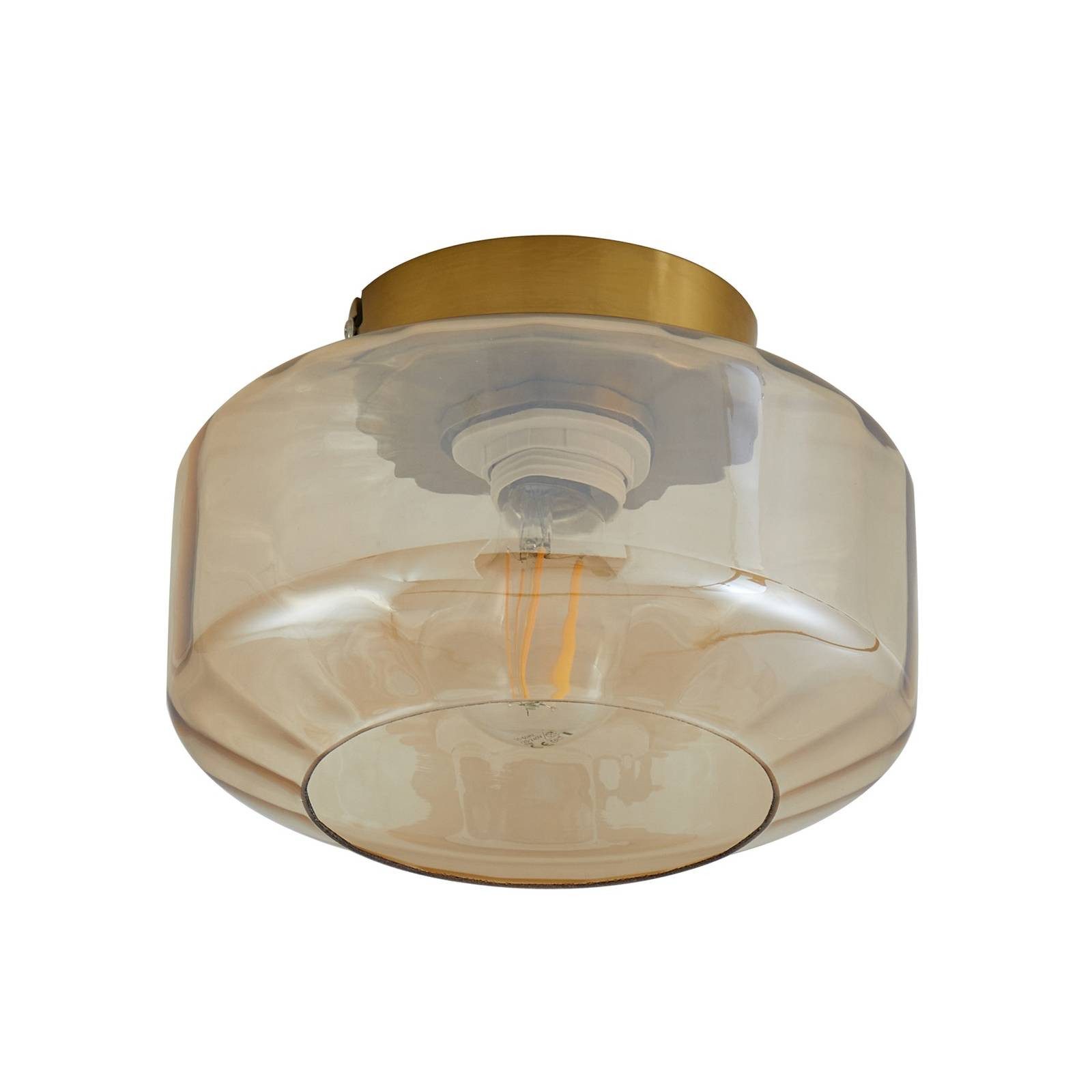 Lindby Hildur, Glas Creme IP20, 1 x 15 W LED