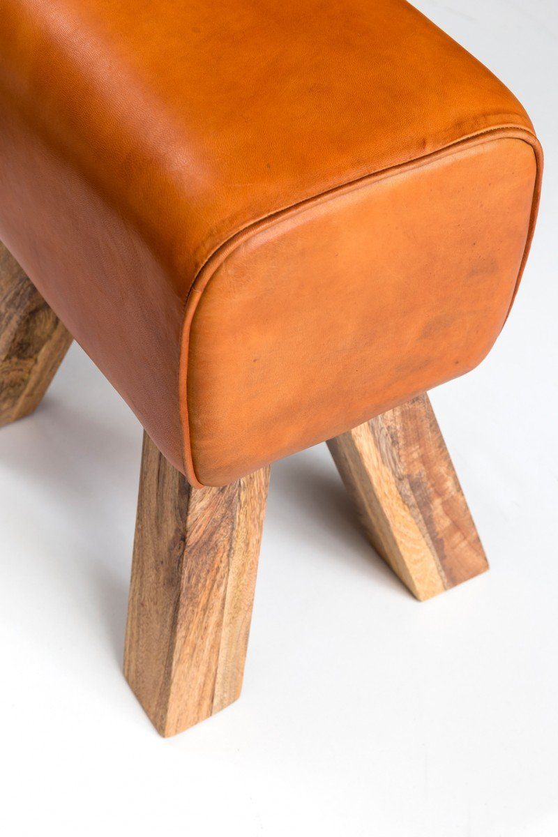 FineBuy Design Turnbock Sitzhocker 40 x 30 x 47 cm, Turnhocker Hocker Beistellhocker Fußhocker – Bild 4 von 5