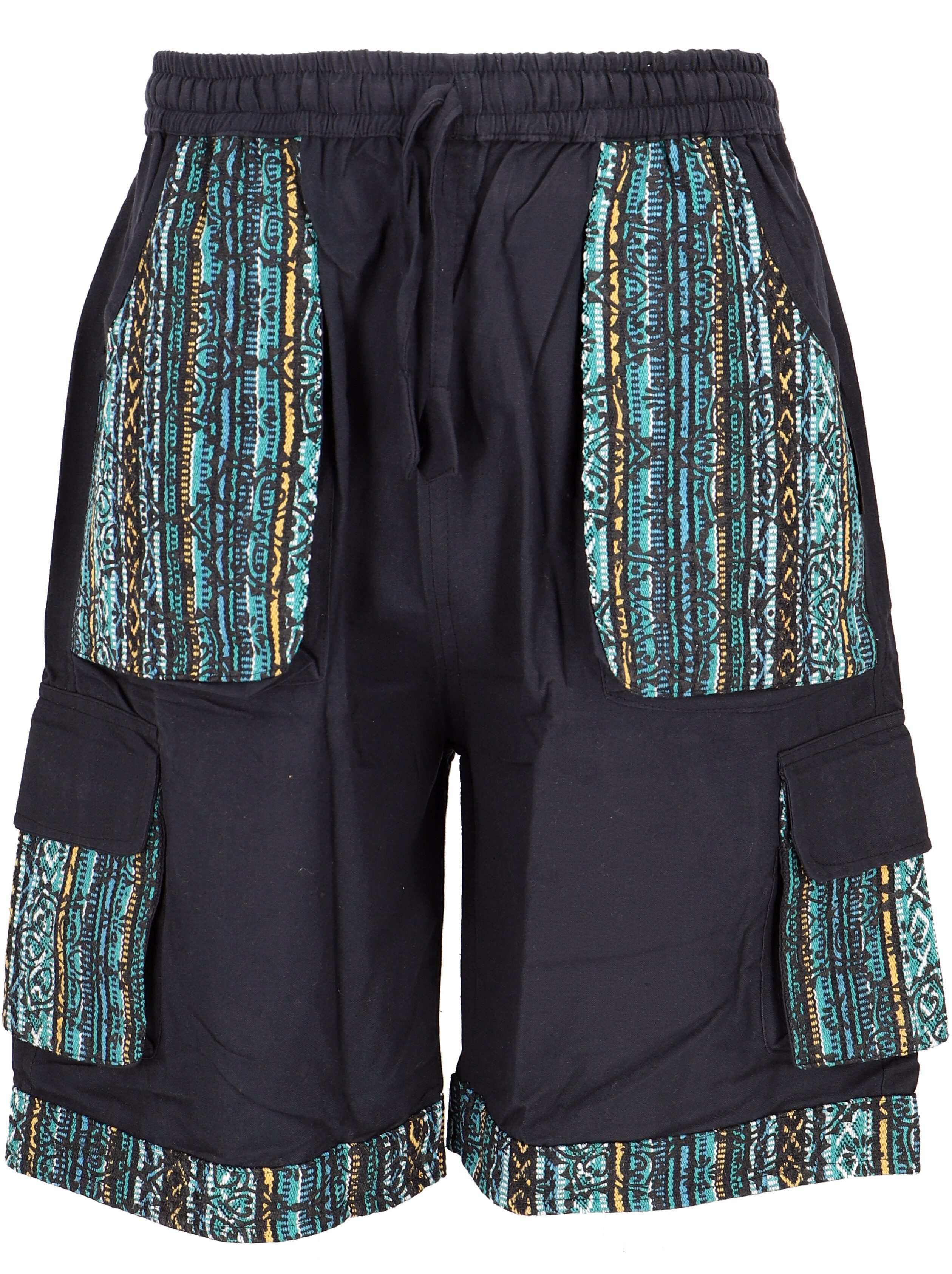 Guru-Shop Relaxhose Ethno Yogashorts im Goastyle günstig online kaufen